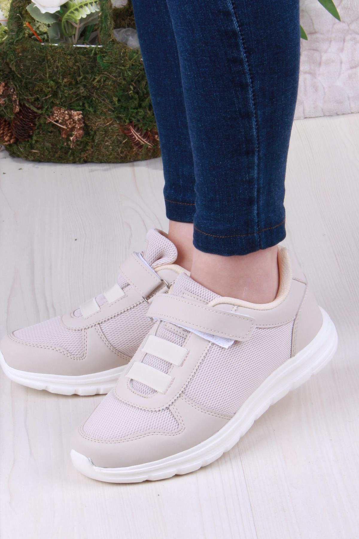 0616 Sea Anatomik Cırtlı Rahat Esnek Hafif Kadın Spor Ayakkabı - Görsel 4