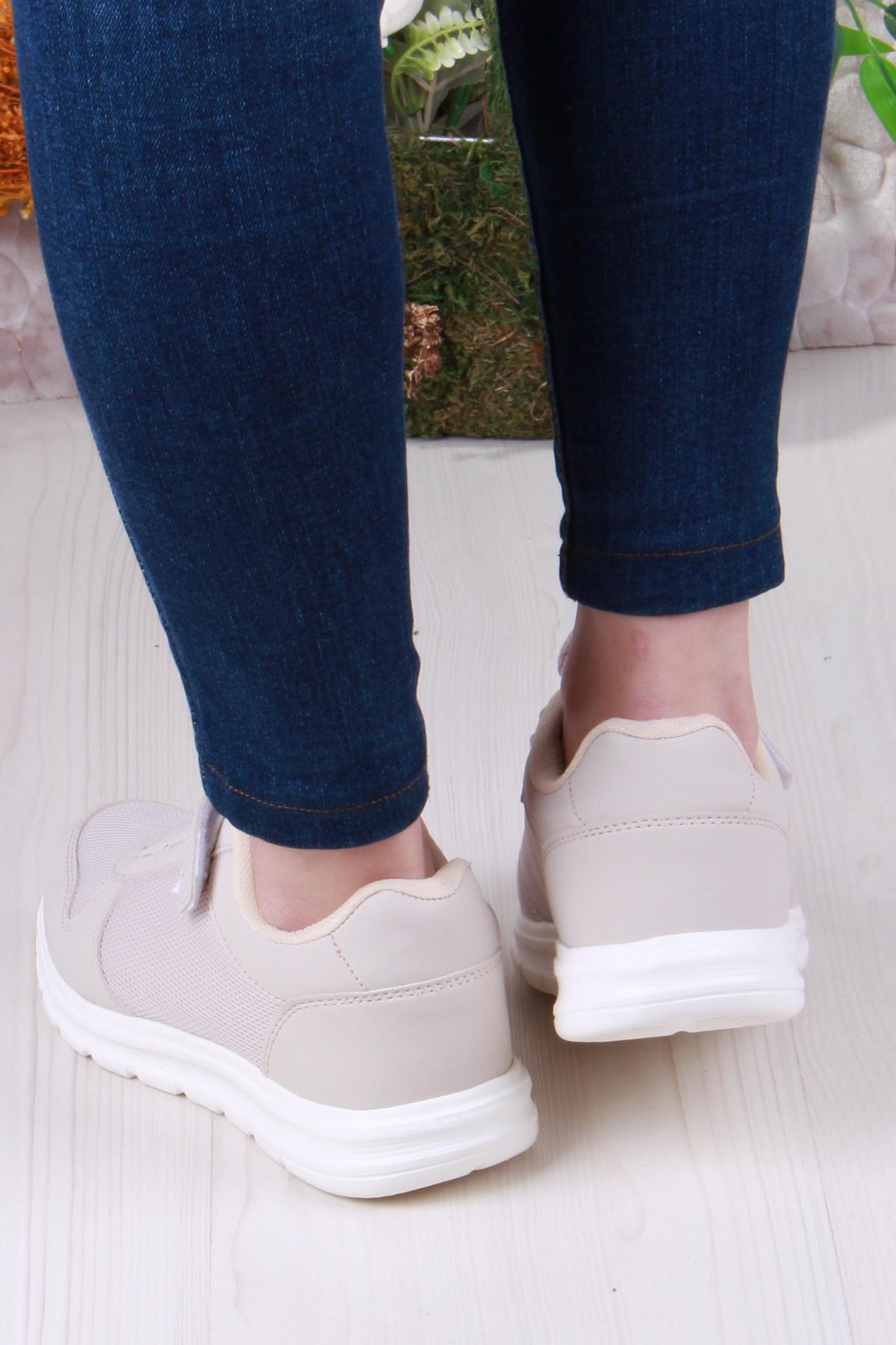 0616 Sea Anatomik Cırtlı Rahat Esnek Hafif Kadın Spor Ayakkabı - Görsel 5