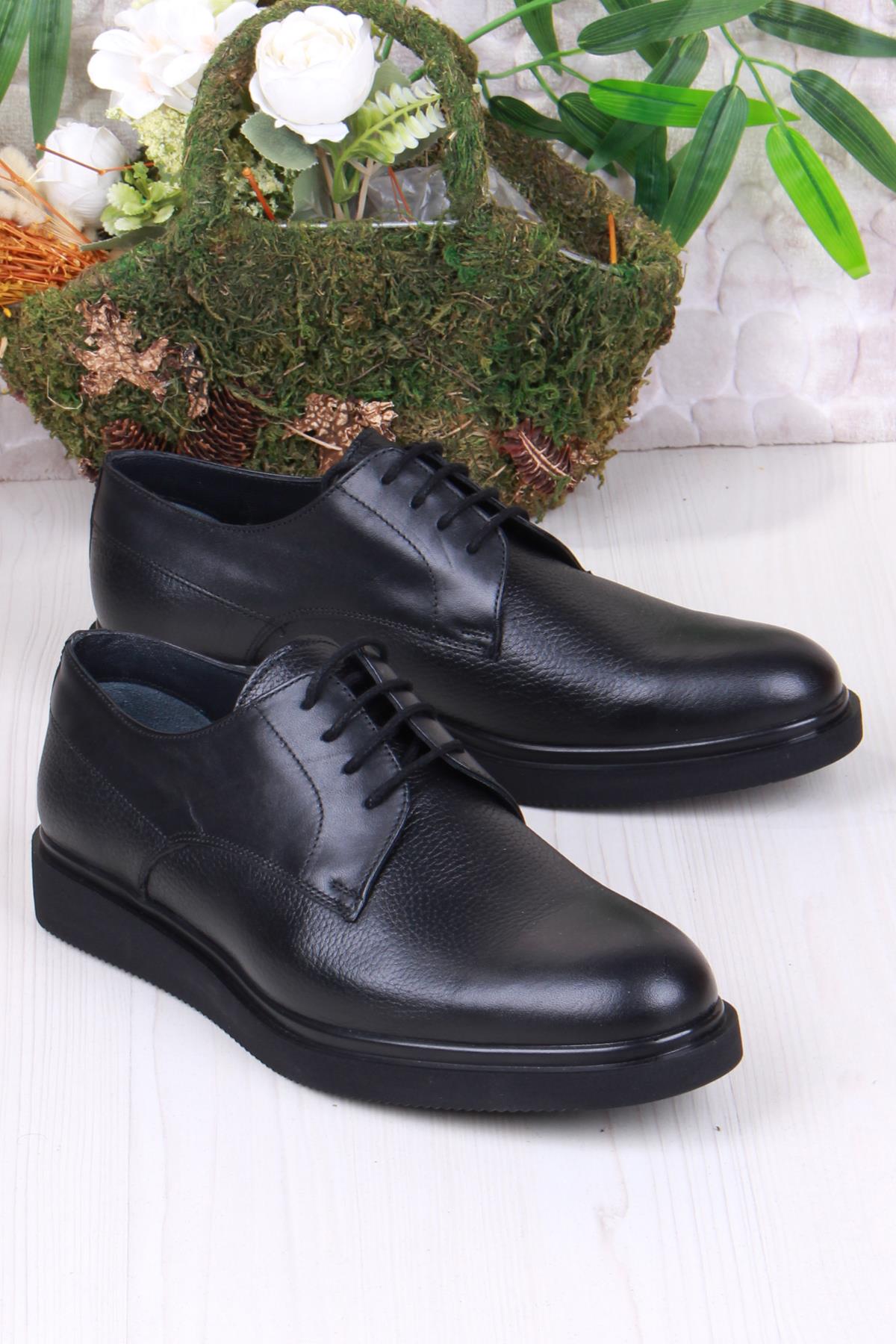 912 Rahat İç Ve Dış Hakiki Deri Erkek Ayakkabı - Görsel 2