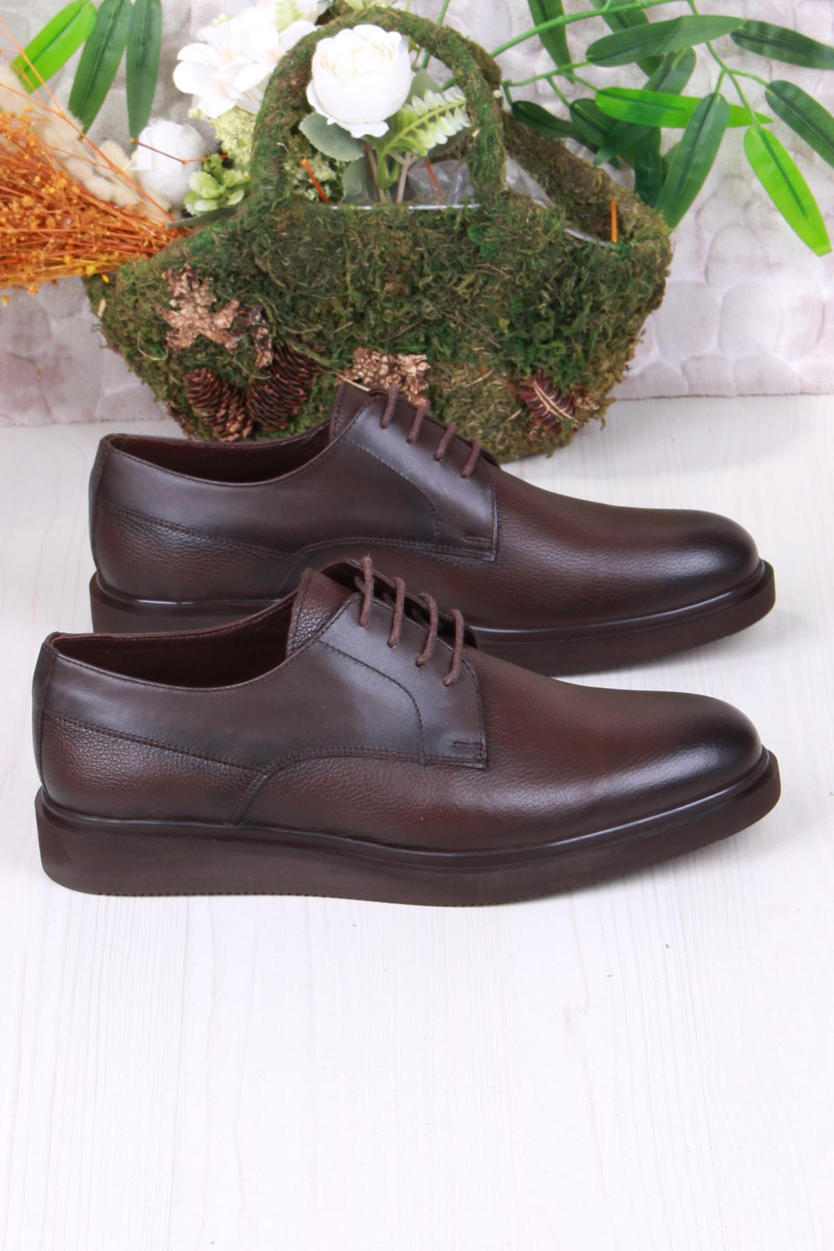 912 Rahat İç Ve Dış Hakiki Deri Erkek Ayakkabı - Görsel 3