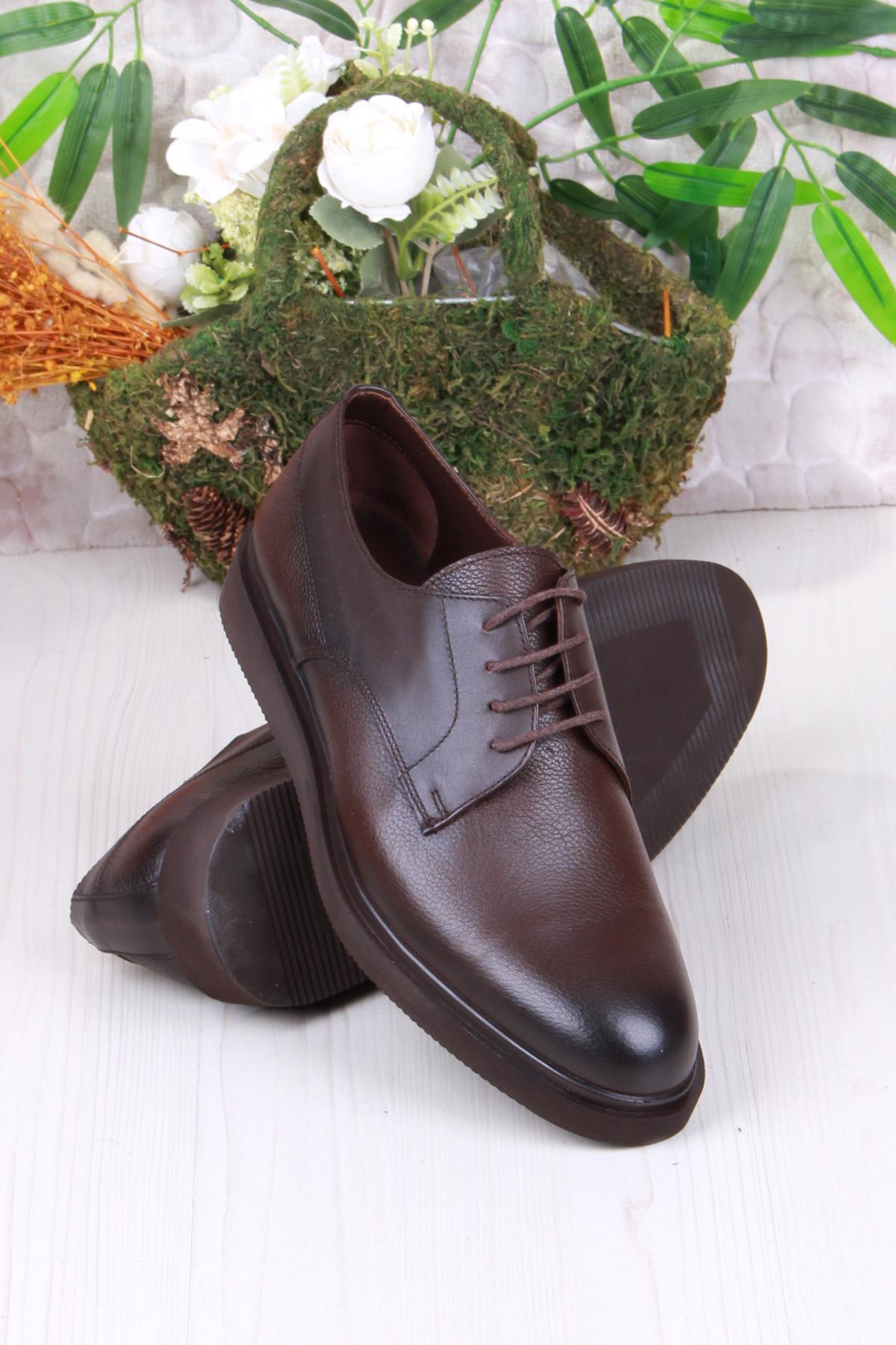 912 Rahat İç Ve Dış Hakiki Deri Erkek Ayakkabı - Görsel 5