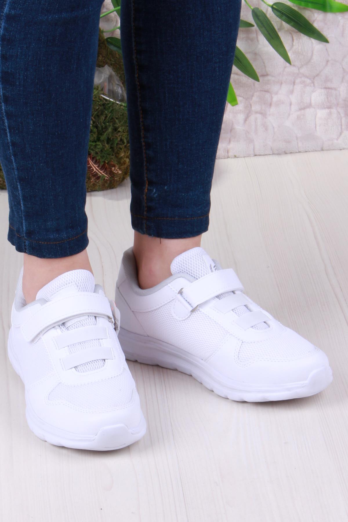 0616 Sea Anatomik Cırtlı Rahat Esnek Hafif Kadın Spor Ayakkabı - Görsel 3