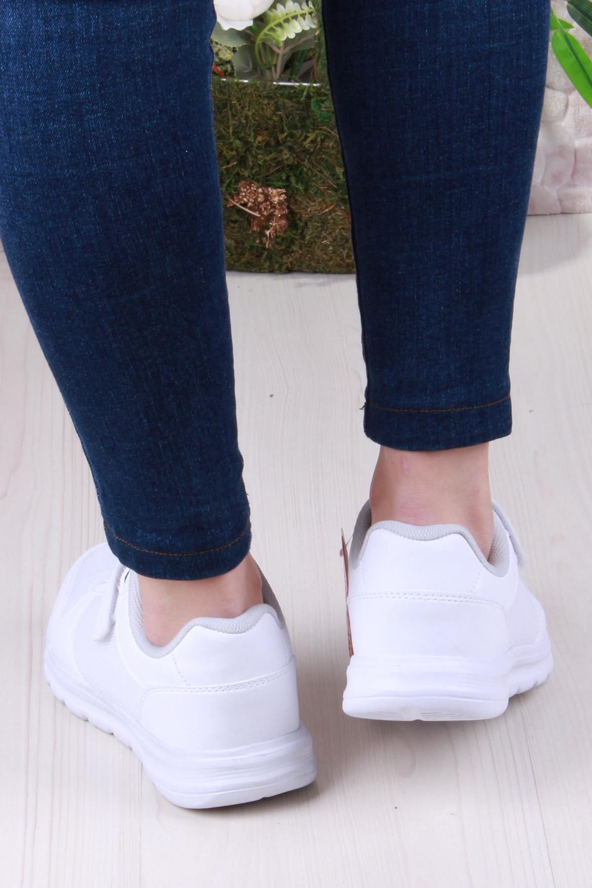 0616 Sea Anatomik Cırtlı Rahat Esnek Hafif Kadın Spor Ayakkabı - Görsel 5