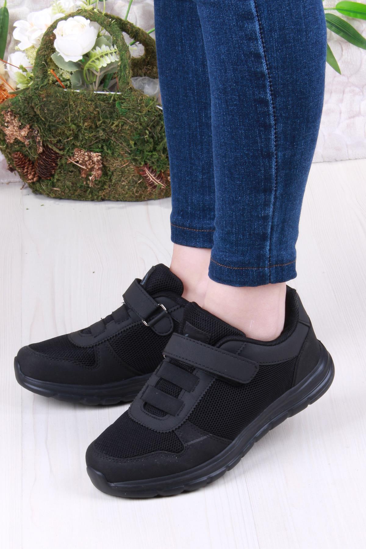 0616 Sea Anatomik Cırtlı Rahat Esnek Hafif Kadın Spor Ayakkabı - Görsel 4