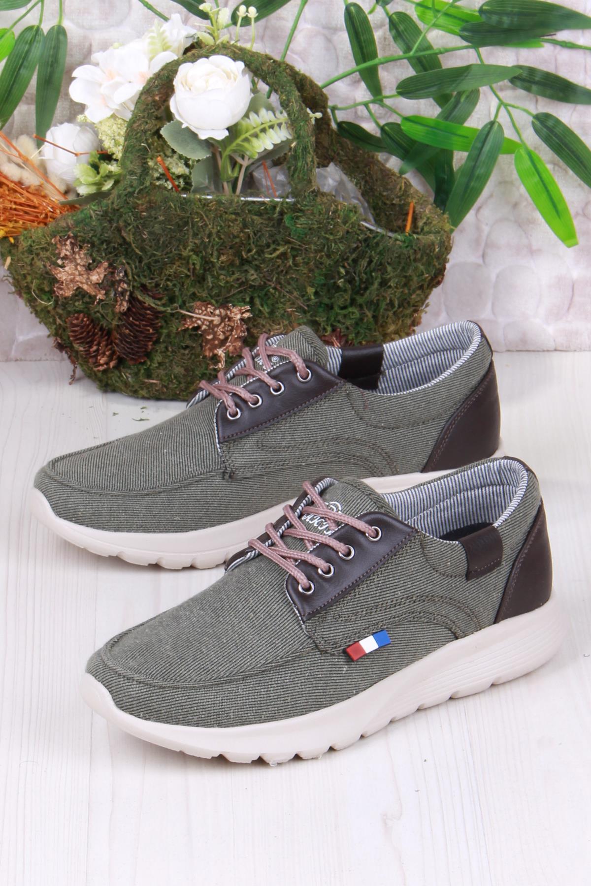 Dks 020 Hafif Rahat Keten Sneaker Erkek Ayakkabı - Görsel 4