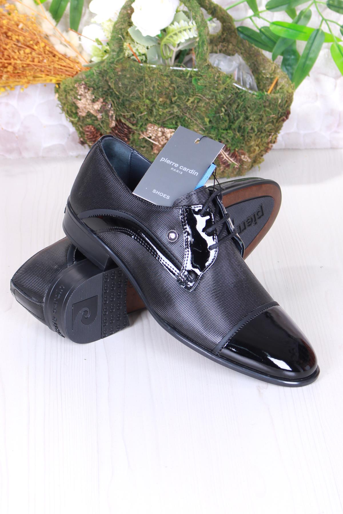 7058 Siyah Rugan Damat Ayakkabısı Takım Ayakkabısı Erkek Klasik Ayakkabı - Görsel 5