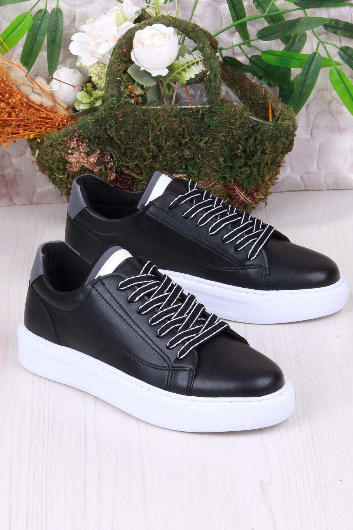 07539 Cnt Cilt Suni Deri Kalın Taban Erkek Ayakkabı - Görsel 2