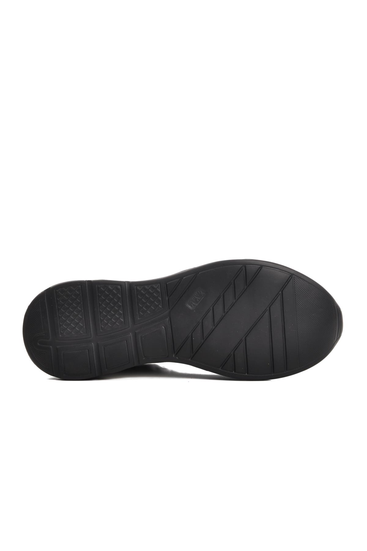 Premium 495 M Siyah Hakiki Deri Erkek Sneaker - Görsel 6