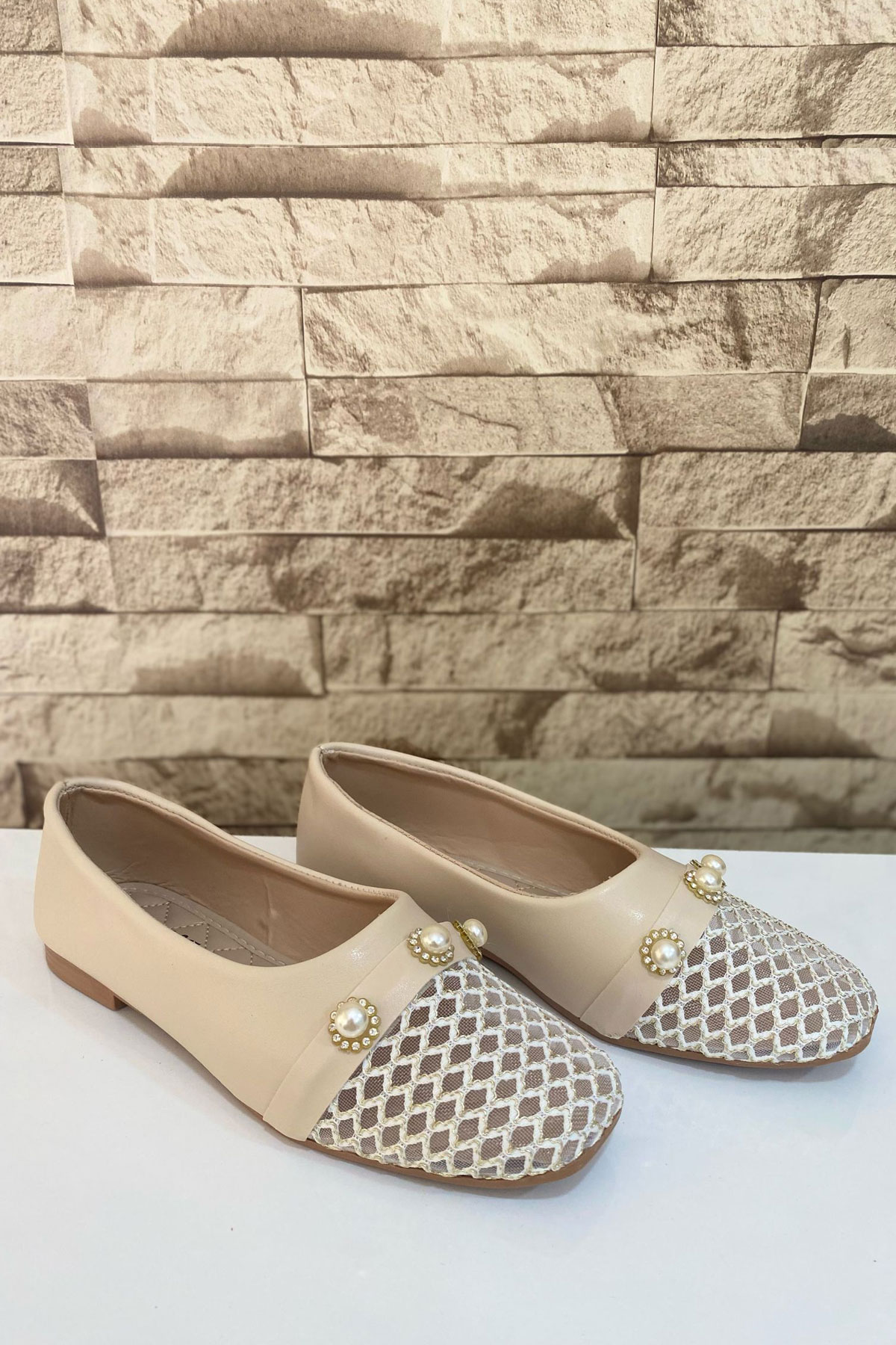 Gob London Kadın Babet Fileli Hafif Rahat Şık Günlük Ayakkabı 1021-111-0012 - Görsel 2