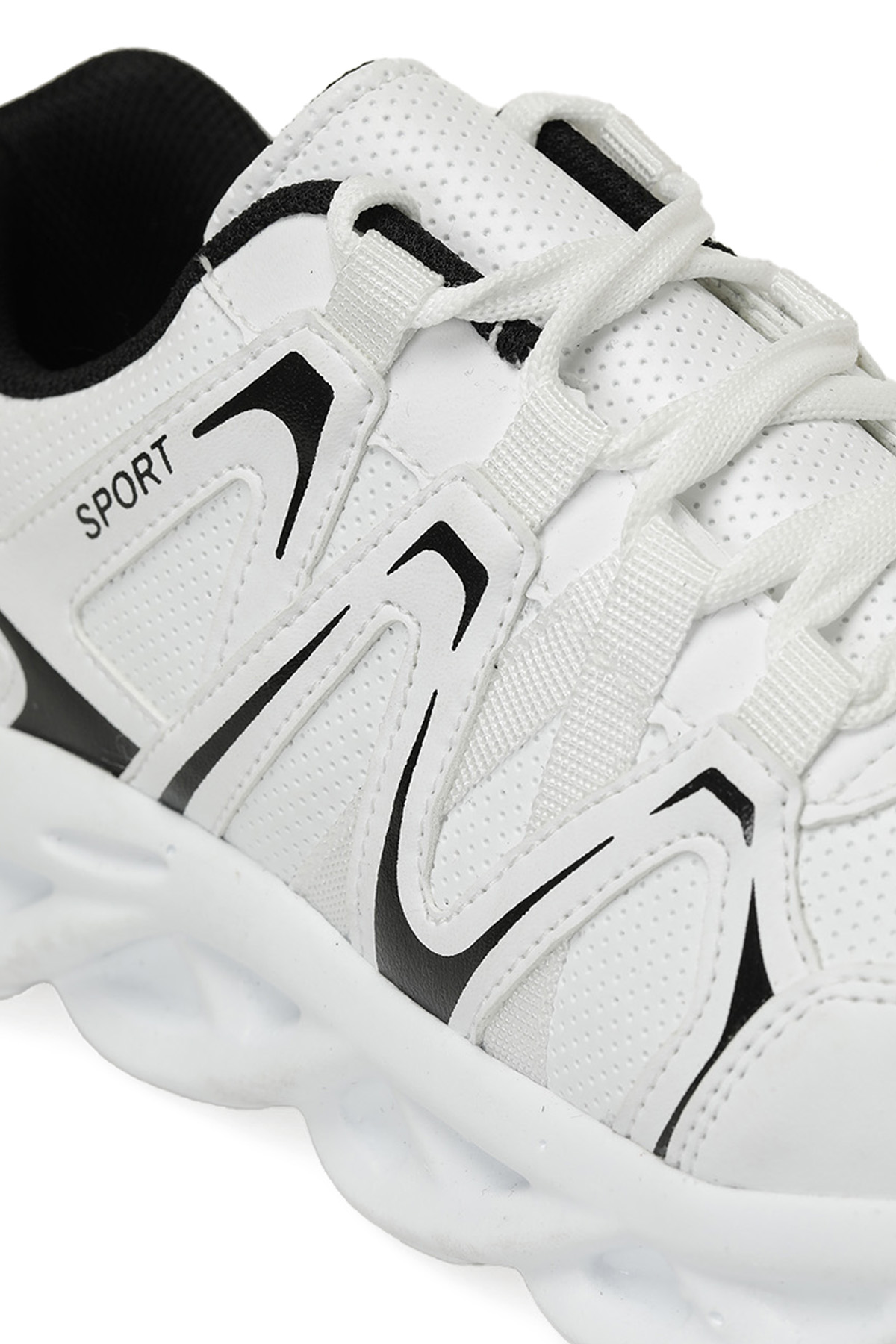 YORGOS G 5PR Beyaz Erkek Çocuk Spor Ayakkabı - Görsel 8