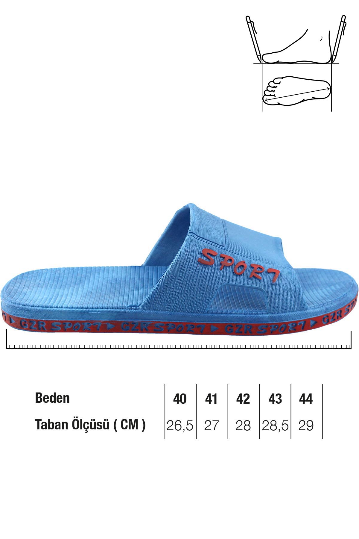 Gezer Gezer Çok Renkli Yazlık Kaydırmaz Taban Erkek Terlik Flo'da! Çok Renkli - 3. görsel