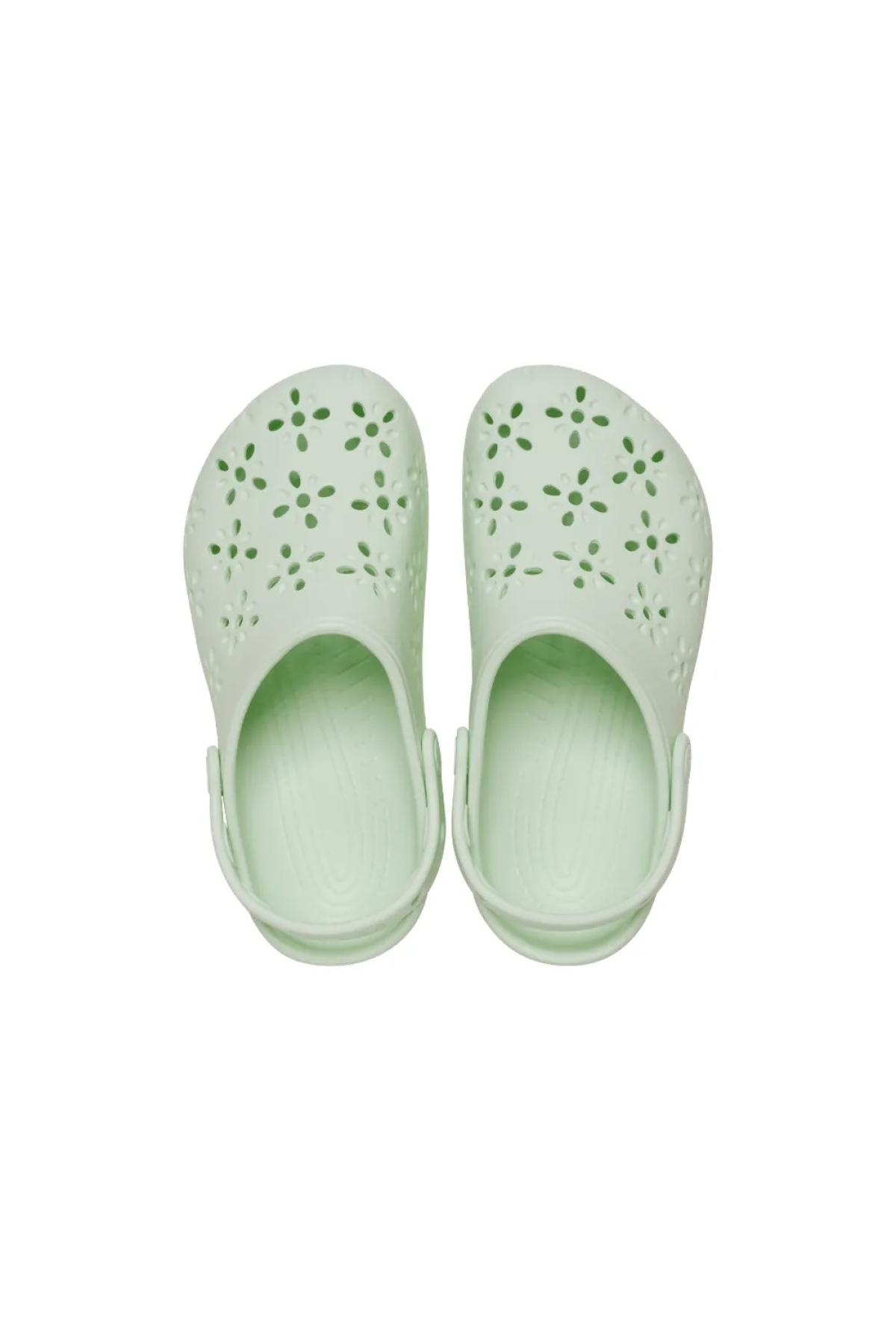 Classic Floral Cut Out Clog Kadın Terlik 210927 - Görsel 4