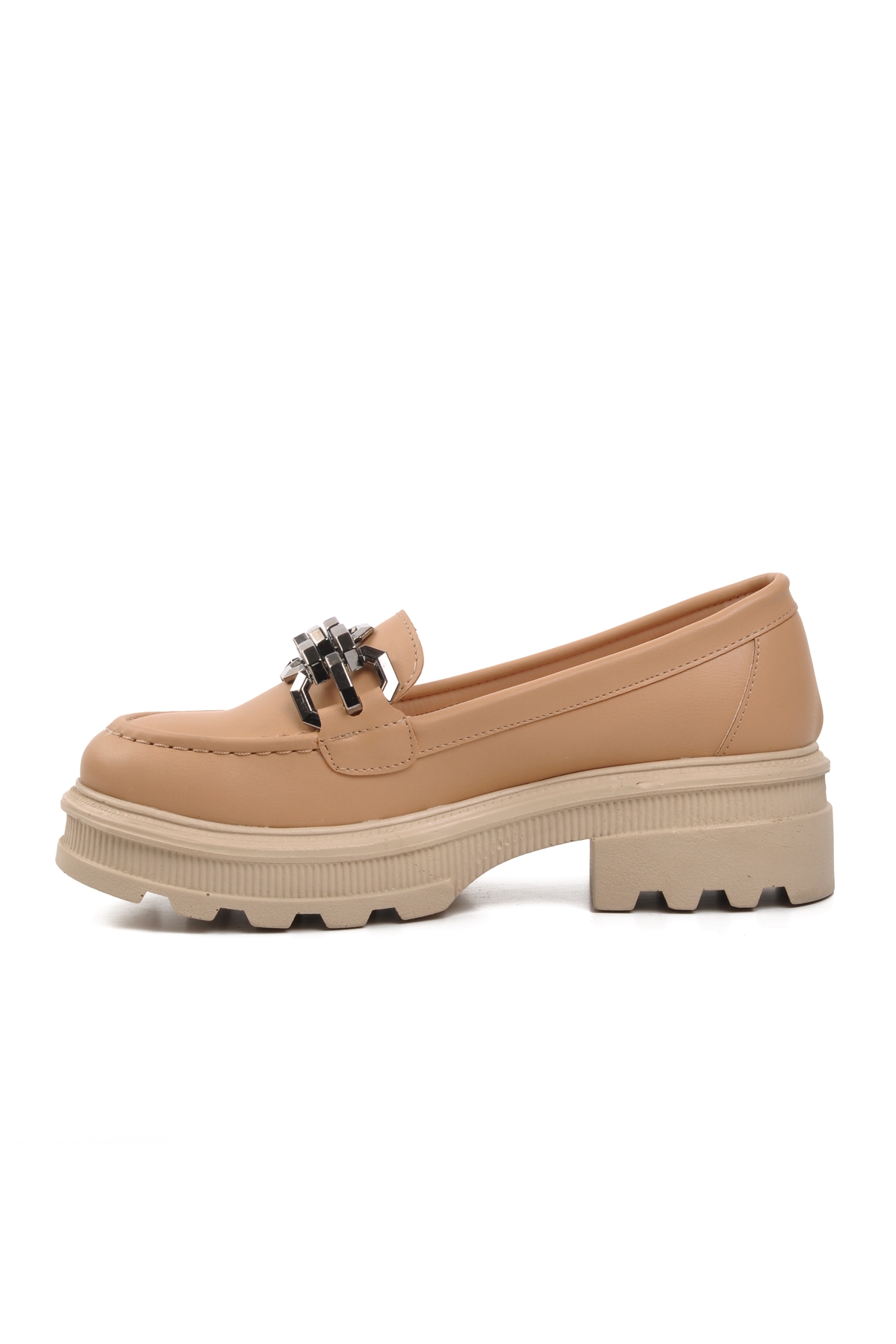 Aspor Nude Nut Kadın Günlük Loafer Ayakkabı - Görsel 3
