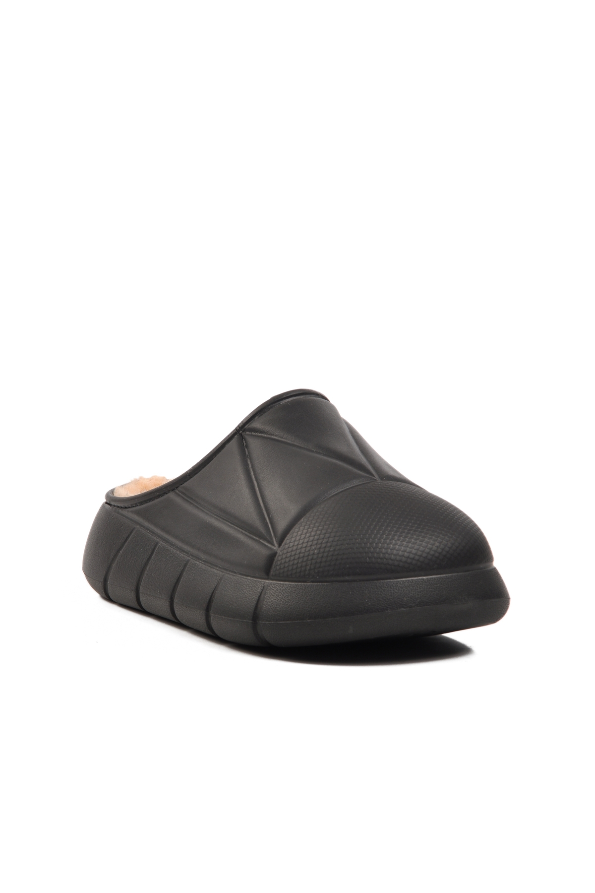 Aspor Siyah Poliüretan Kadın Ev Terliği - Görsel 4