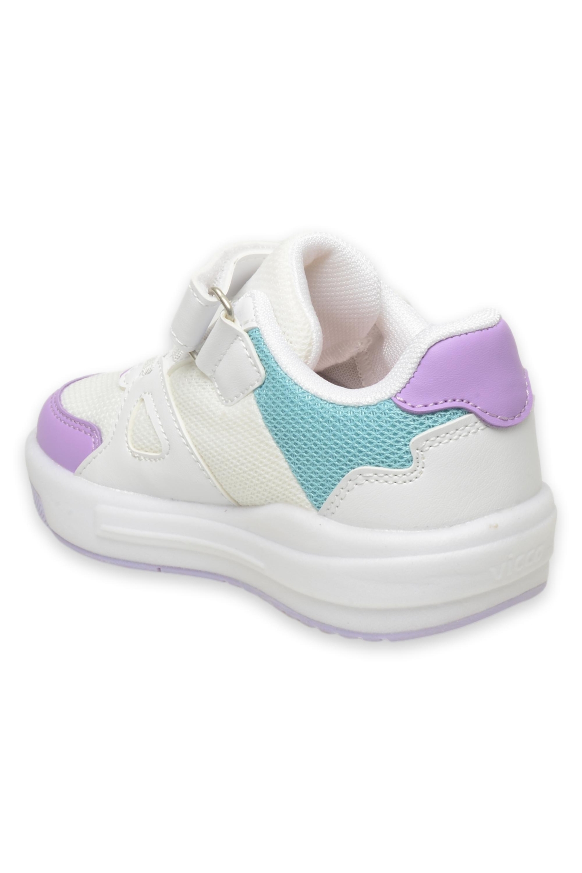220.B25Y.113 Pretty Patik Işıklı Phylon Beyaz Çocuk Spor Ayakkabı - Görsel 5