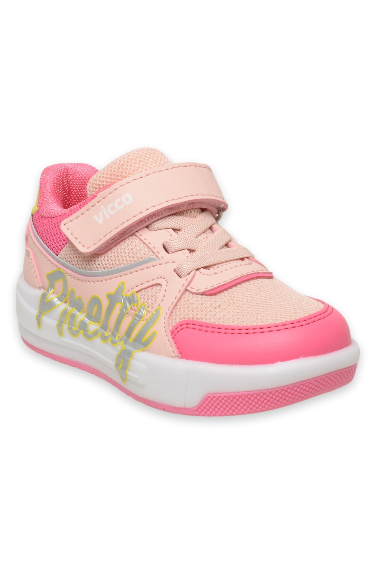 220.B25Y.113 Pretty Patik Işıklı Phylon Pudra Çocuk Spor Ayakkabı - Görsel 3