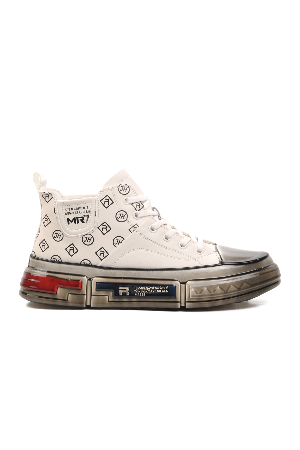 Beyaz Erkek Hi Sneaker - Görsel 3