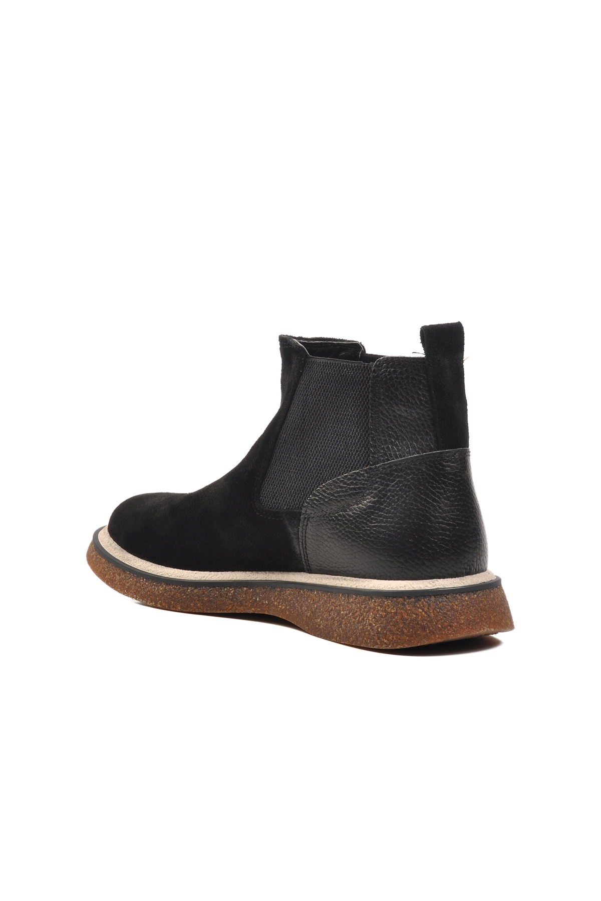 Aspor Siyah Süet Hakiki Deri Erkek Chelsea Bot - Görsel 5