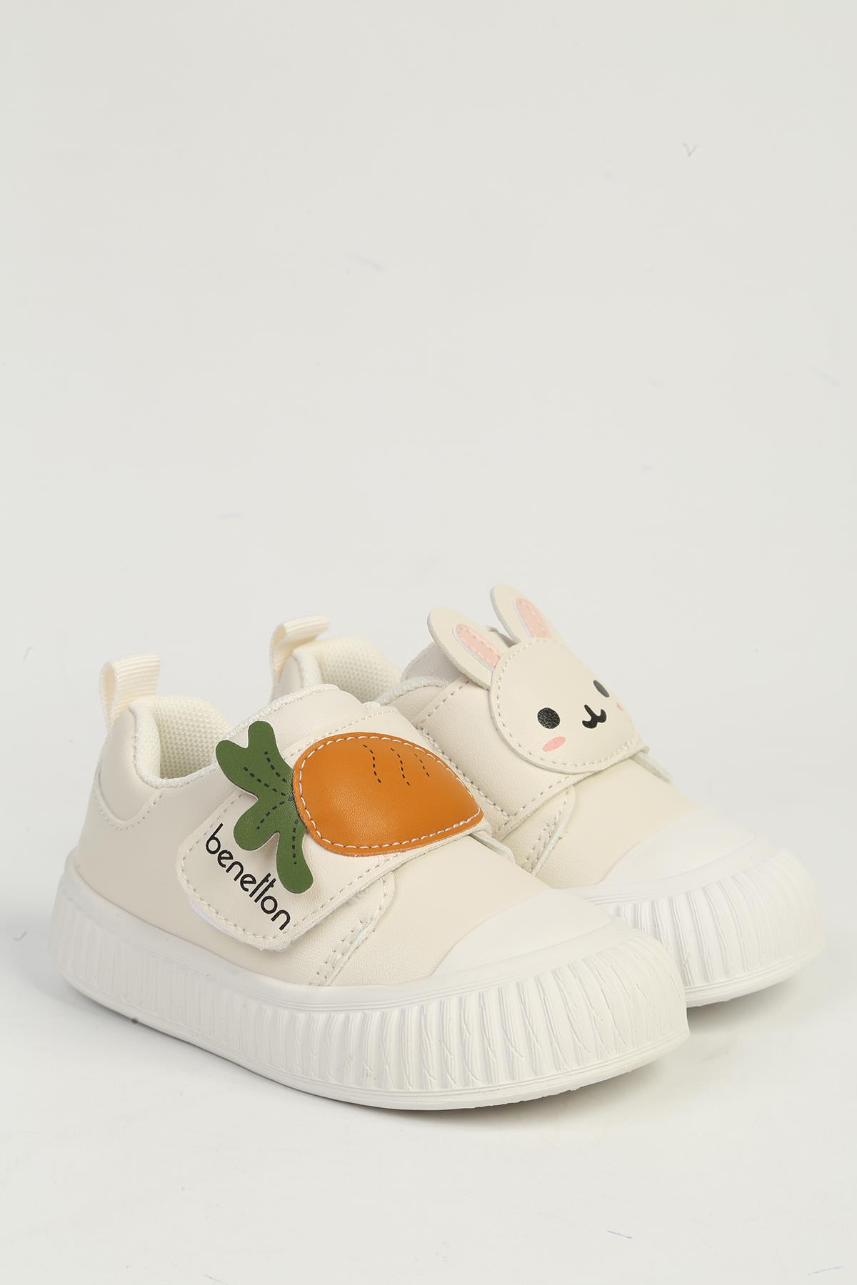 Beyaz Çocuk Spor Ayakkabı İTHAL BNI-11405 - Görsel 2