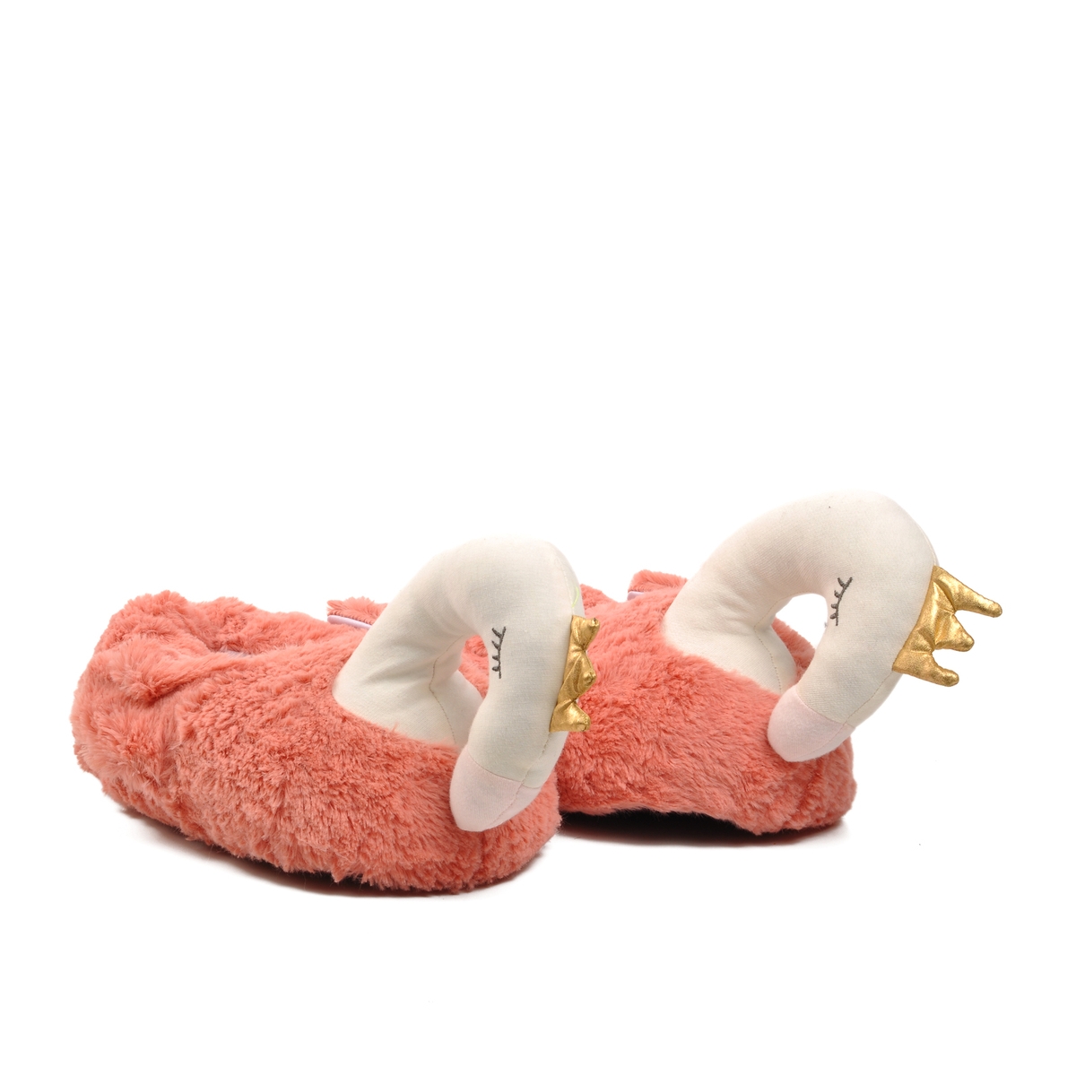 Aspor Fuşya Kadın Panduf Kuğulu - Görsel 4