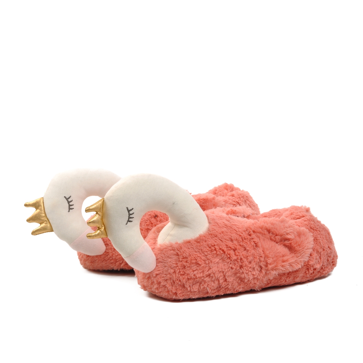 Aspor Fuşya Kadın Panduf Kuğulu - Görsel 5