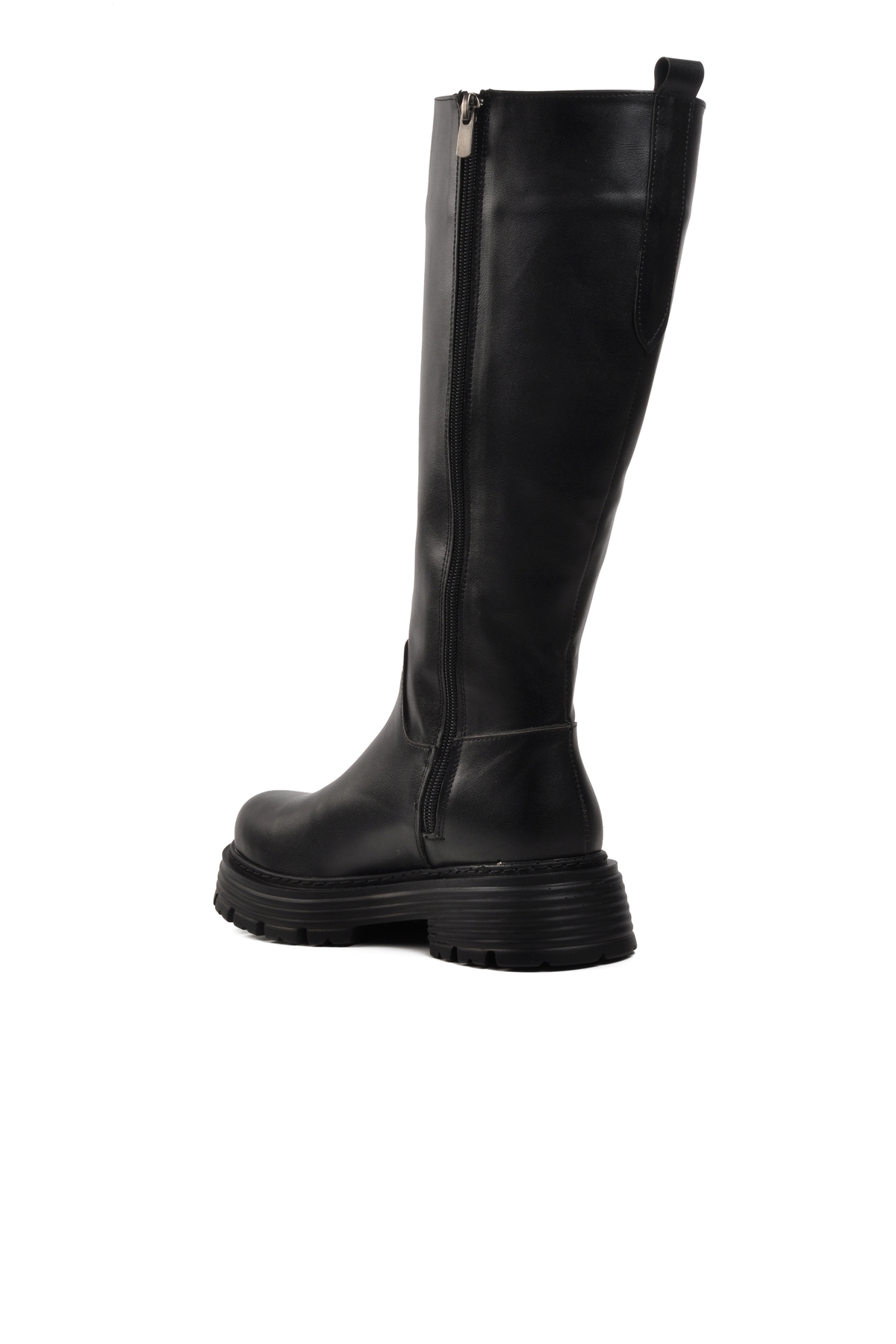 Aspor Siyah Poliüretan Kadın Çizme - Görsel 5