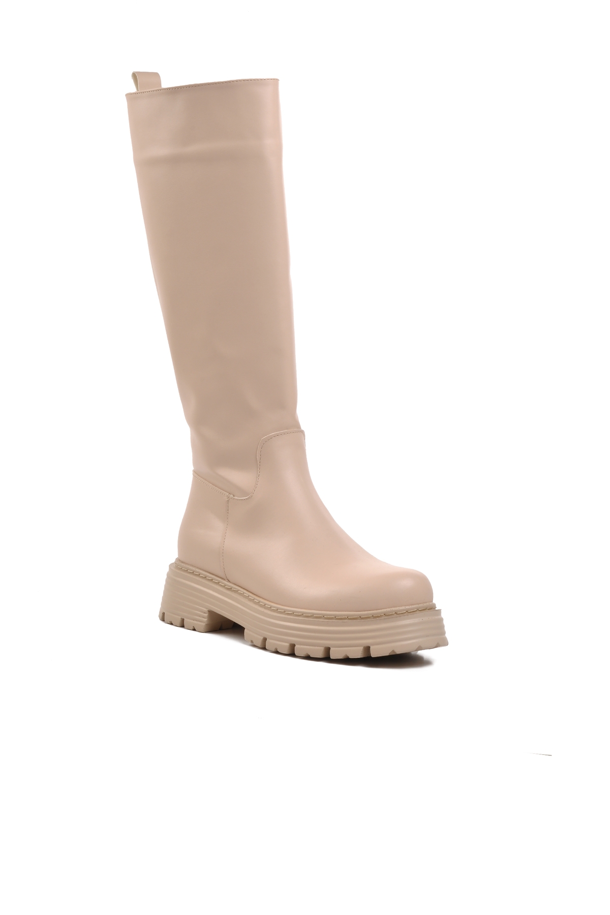 Aspor Bej Poliüretan Kadın Çizme - Görsel 4