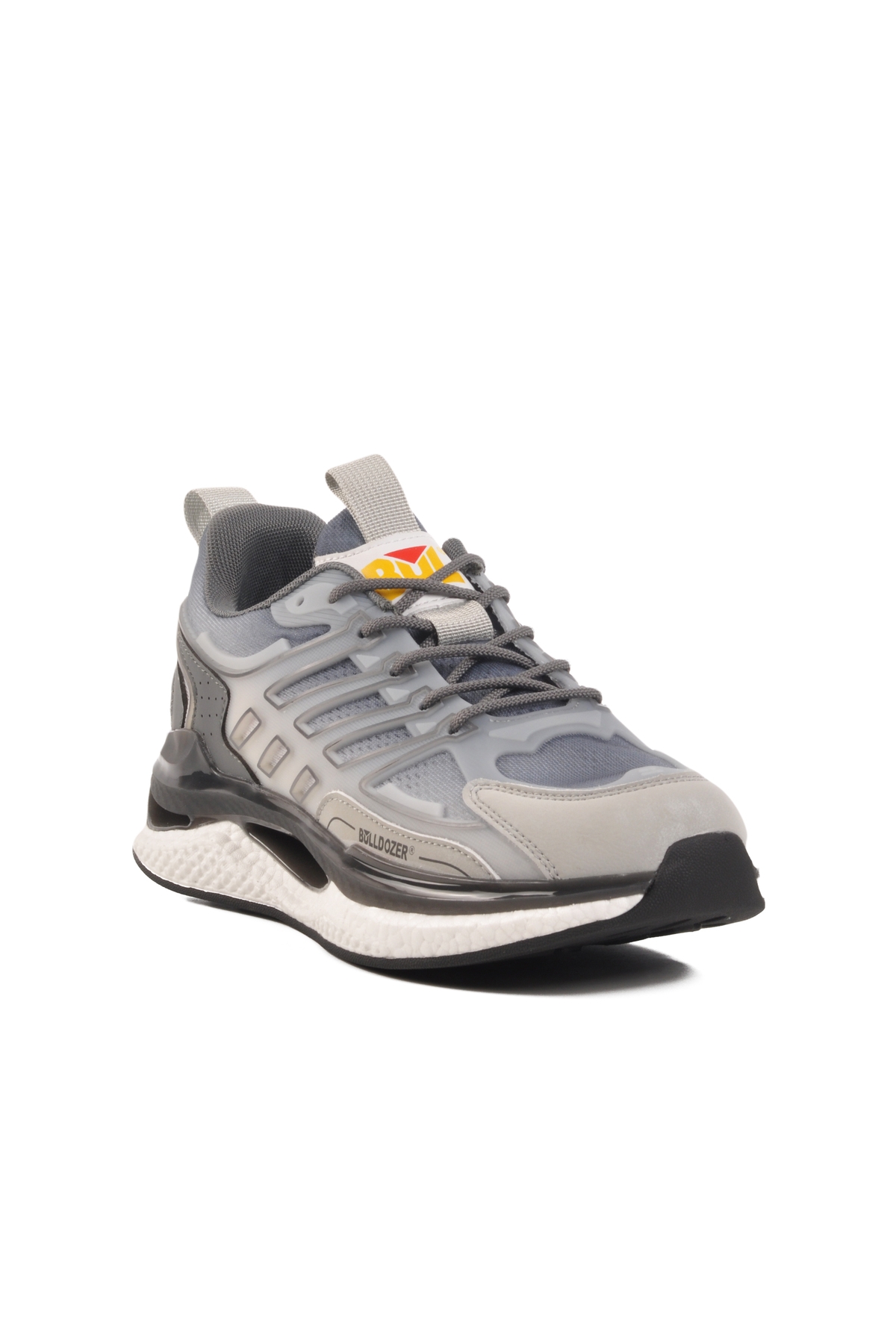 Gri Memory Foam Fileli Hafif Erkek Spor Ayakkabı 241398 M - Görsel 4