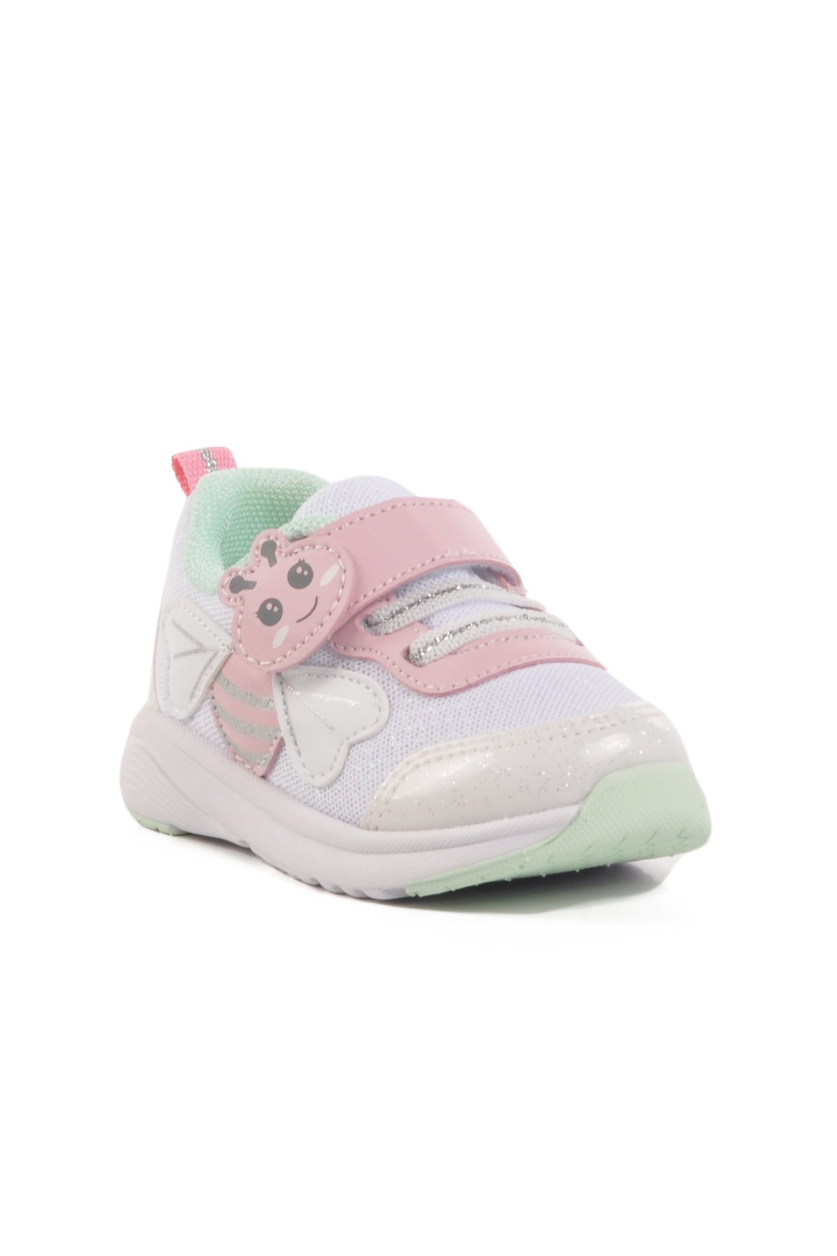 Beyaz Cırtlı Fileli Hafifi Kız Çocuk Spor Ayakkabı 1932 İ - Görsel 4