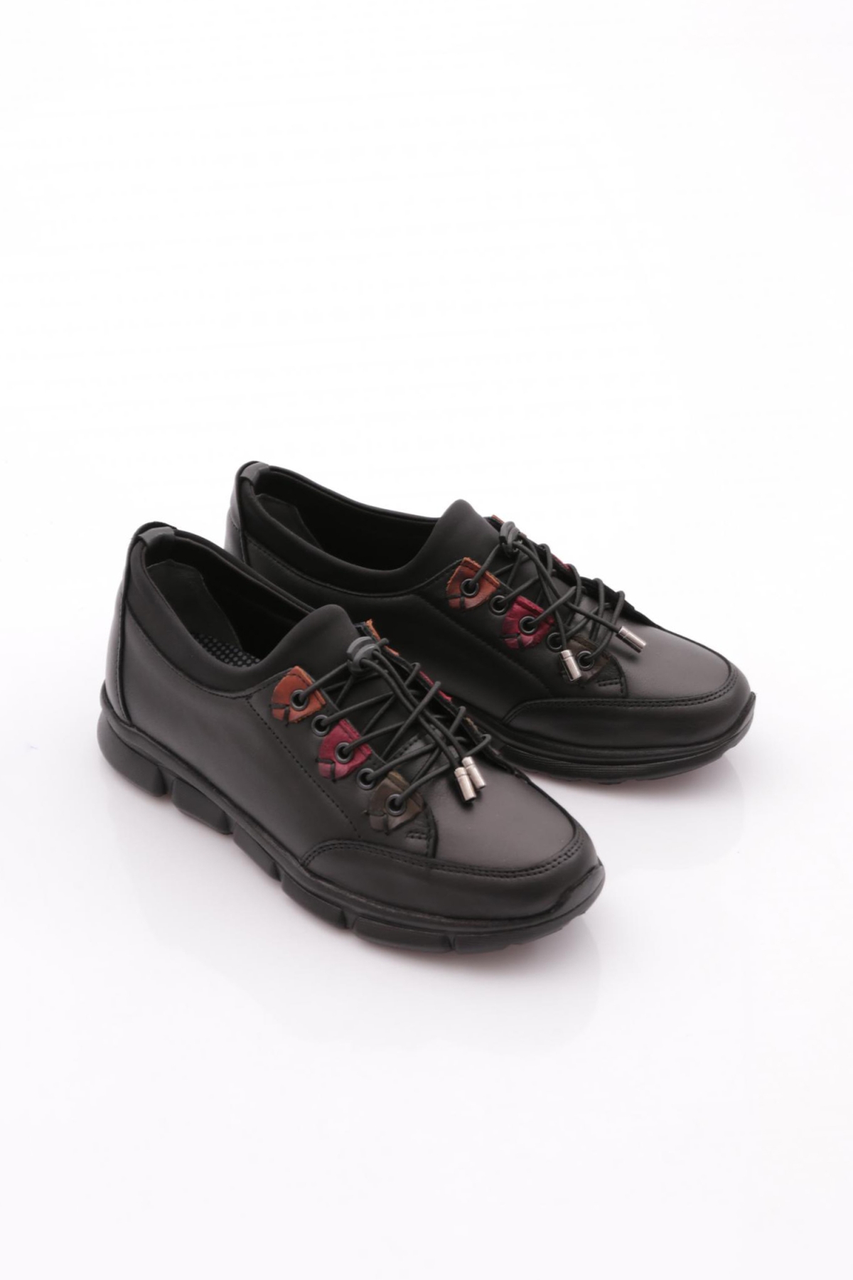 Dgn Dgn Siyah 660 Kadin Comfort Ayakkabi Casual Ayakkabı | Flo Siyah - 3. görsel