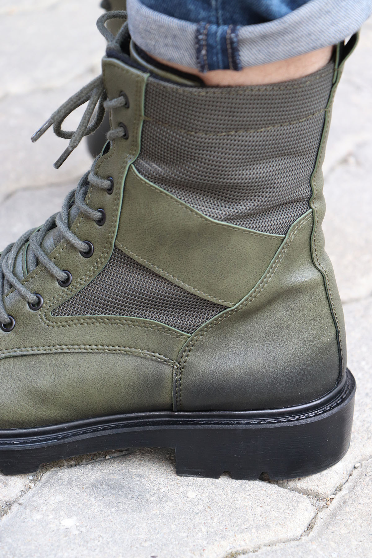 C756 Sıcak Astarlı Fermuarlı Erkek Bot Postal 2 Renk - Görsel 7