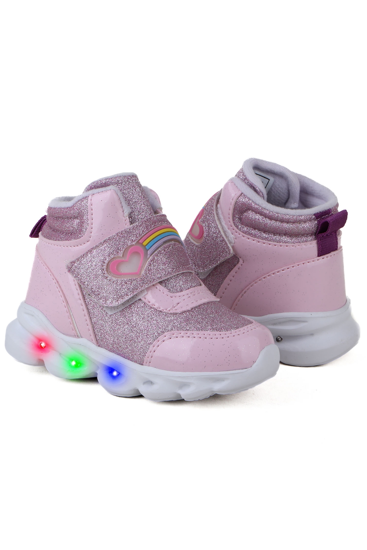 Rainbow Rahat Taban Cırtlı Işıklı Kız Çocuk Botu - Görsel 3