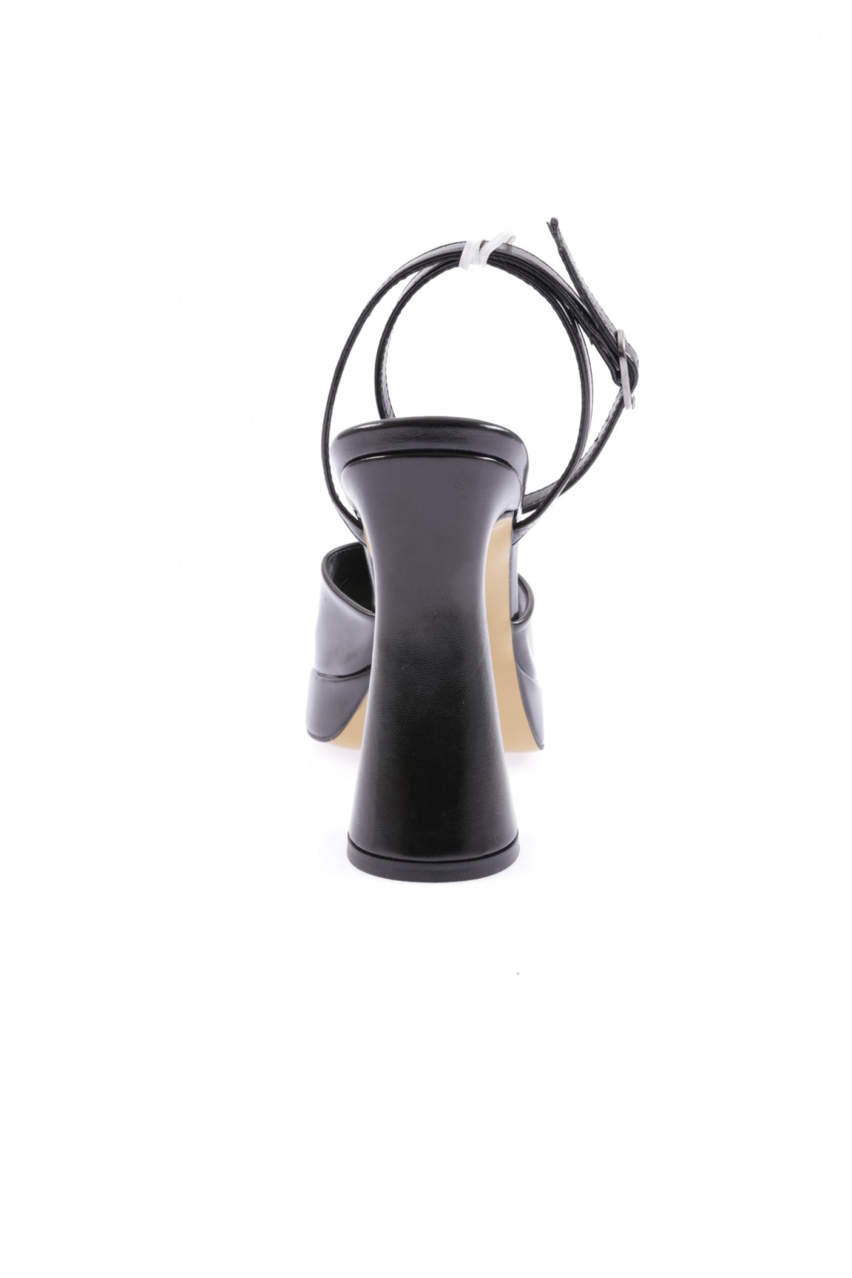 3587-23Y Kadin Kristal Kalin Bantli Kalin Topuklu Sandalet - Görsel 5