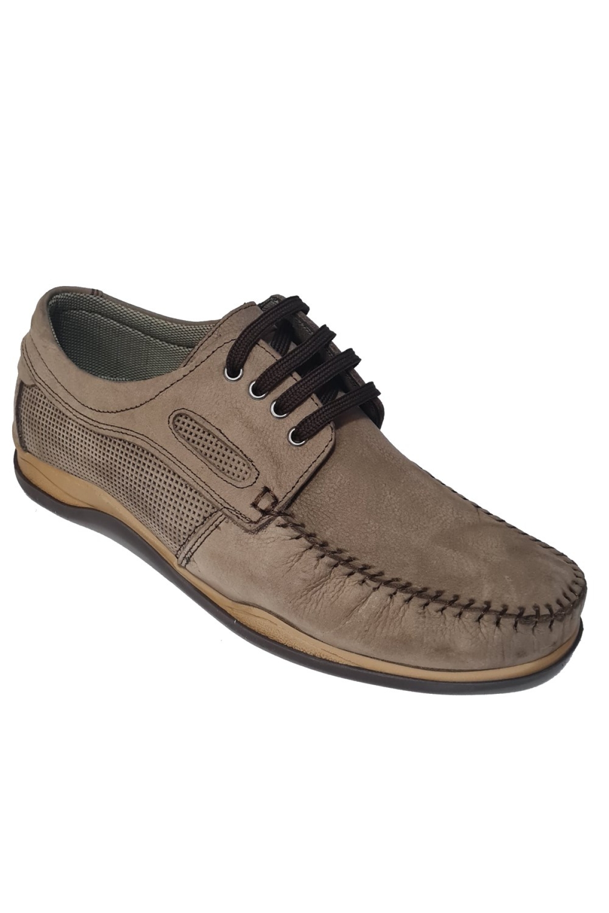 Bağcıklı Marin Model Hakiki Deri Erkek Günlük Casual Ayakkabı 3015003 - Görsel 2