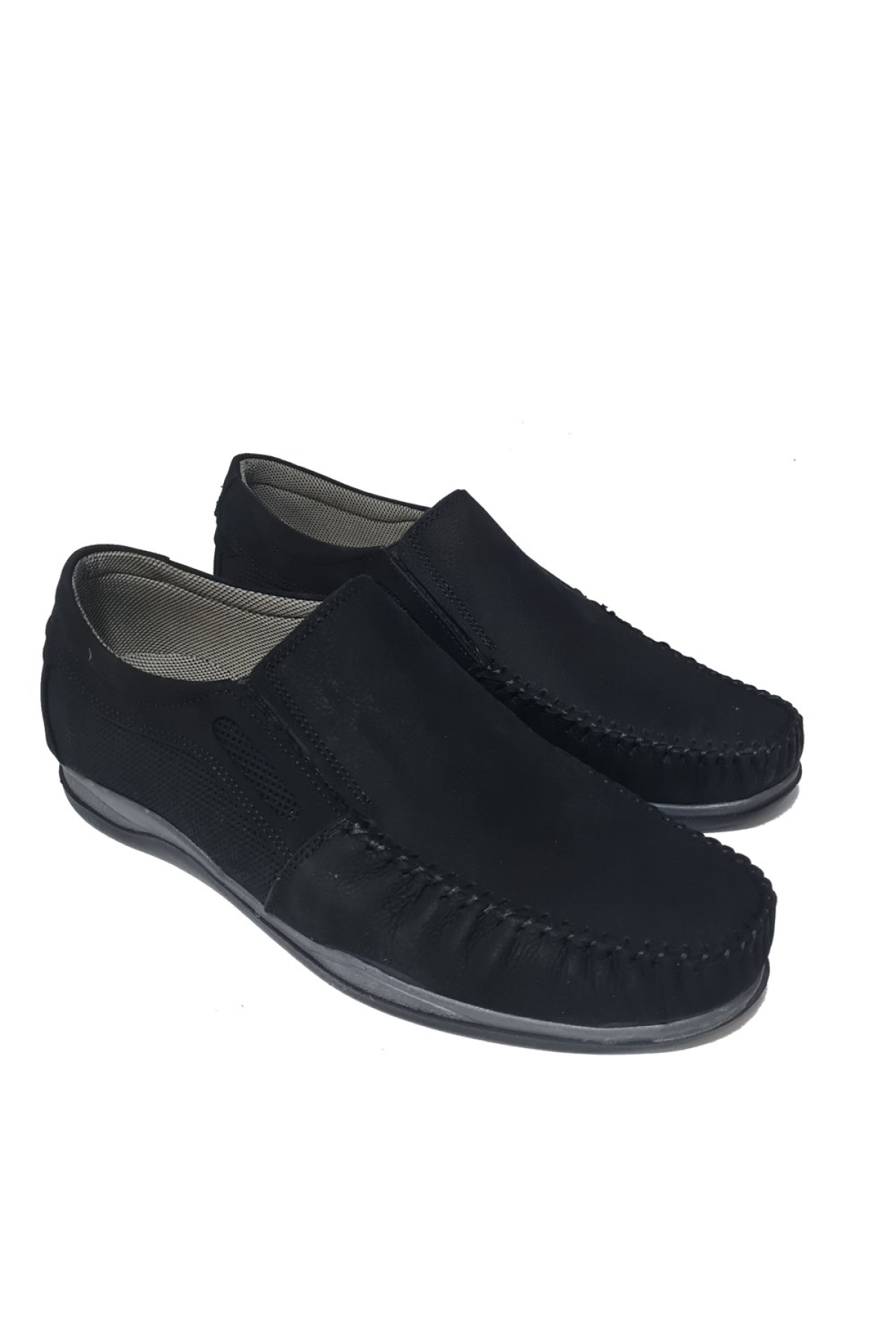 Bağsız Marin Model Hakiki Deri Erkek Casual Ayakkabı 3015004 - Görsel 4