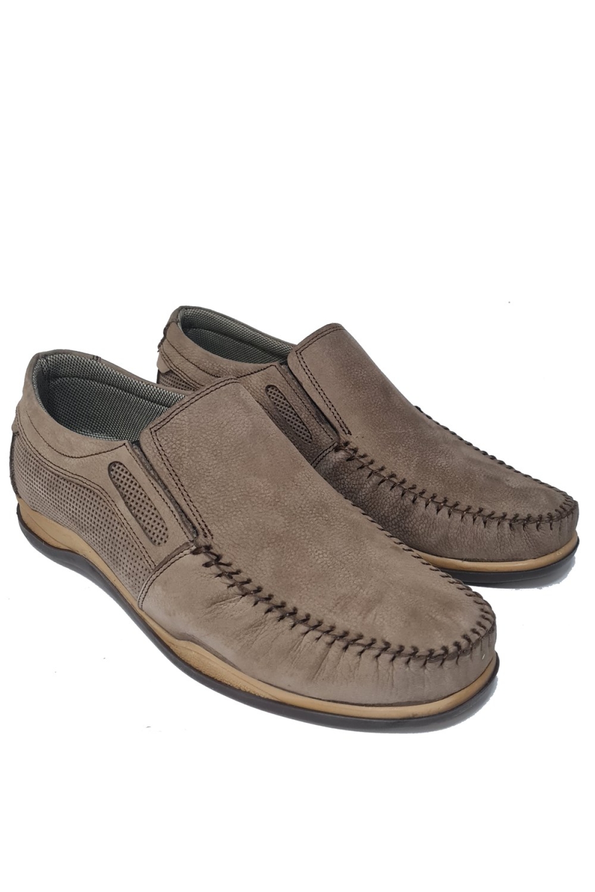 Bağsız Marin Model Hakiki Deri Erkek Casual Ayakkabı 3015004 - Görsel 4