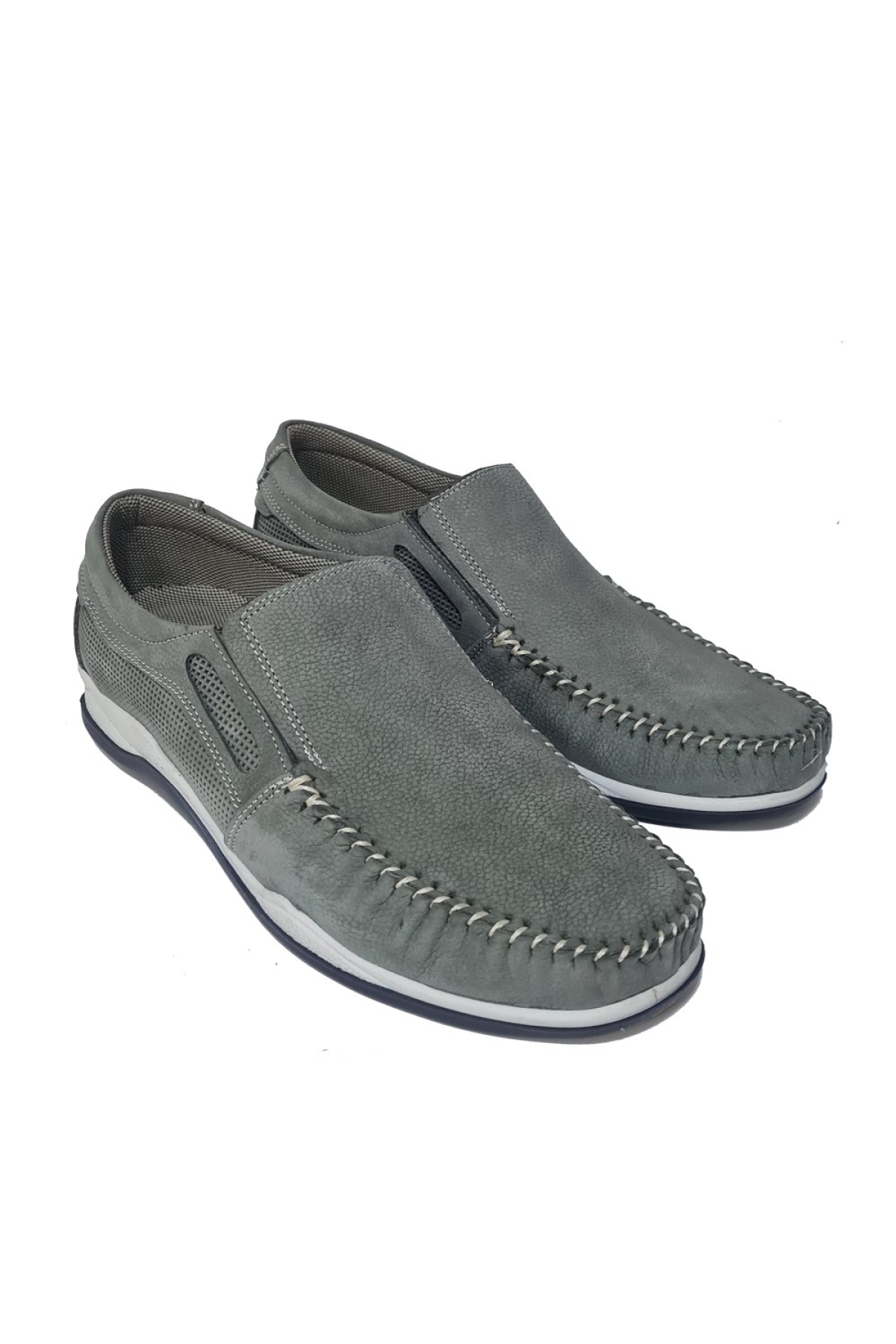 Bağsız Marin Model Hakiki Deri Erkek Casual Ayakkabı 3015004 - Görsel 4