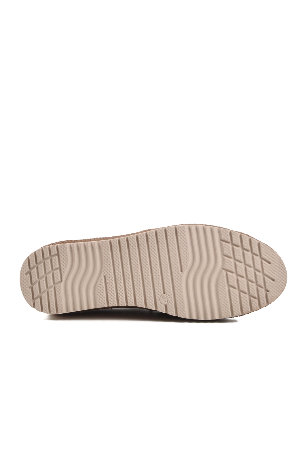 Bej Hakiki Deri Anatomik Kadın Casual Ayakkabı Z132 Z - Görsel 6