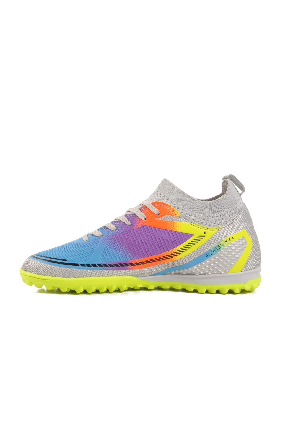 Gri Çoraplı Unisex Halı Saha Ayakkabısı GH-251-141 G - Görsel 3