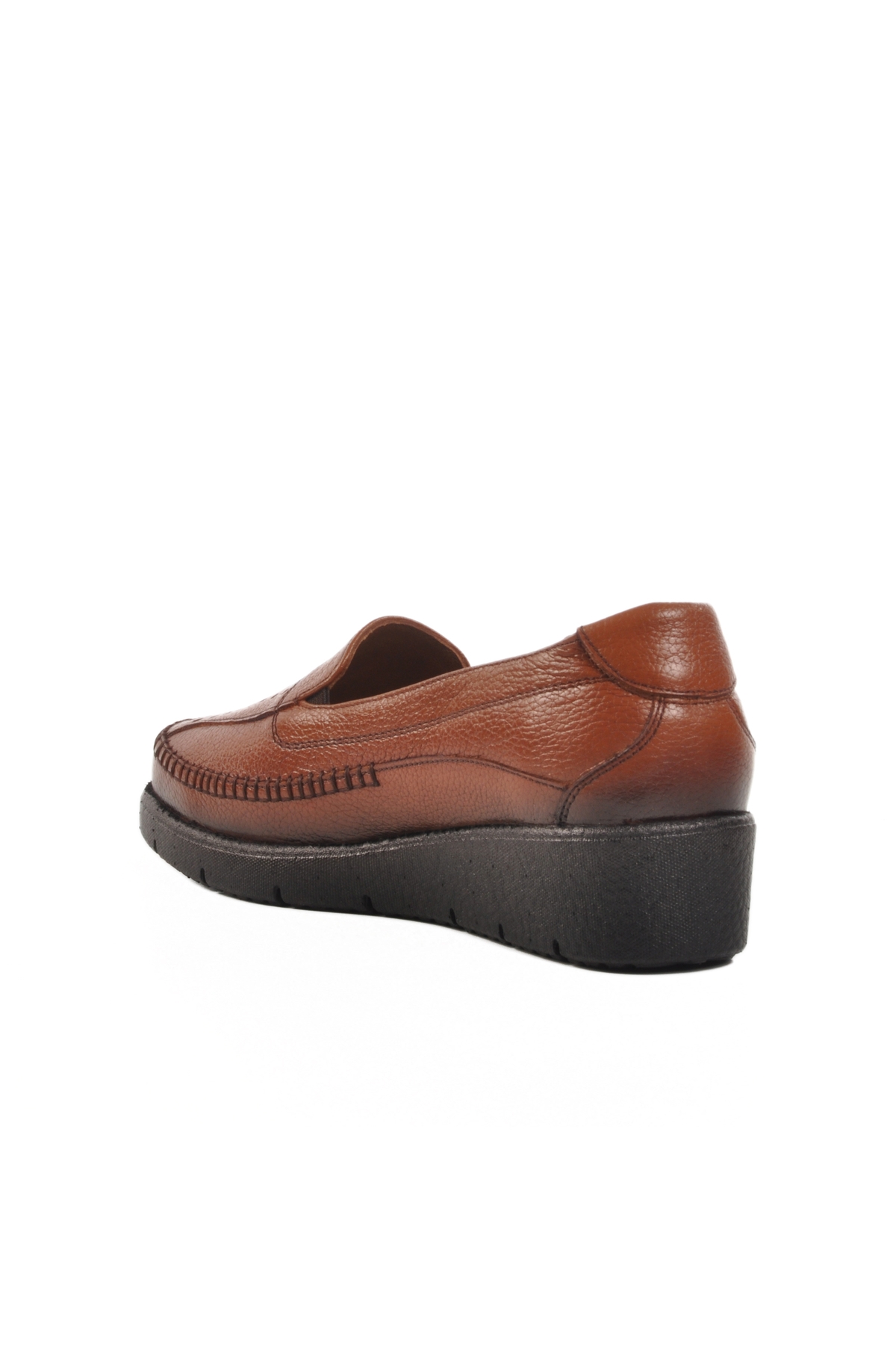 Taba Hakiki Deri Kadın Casual Ayakkabı BB096 Z - Görsel 5
