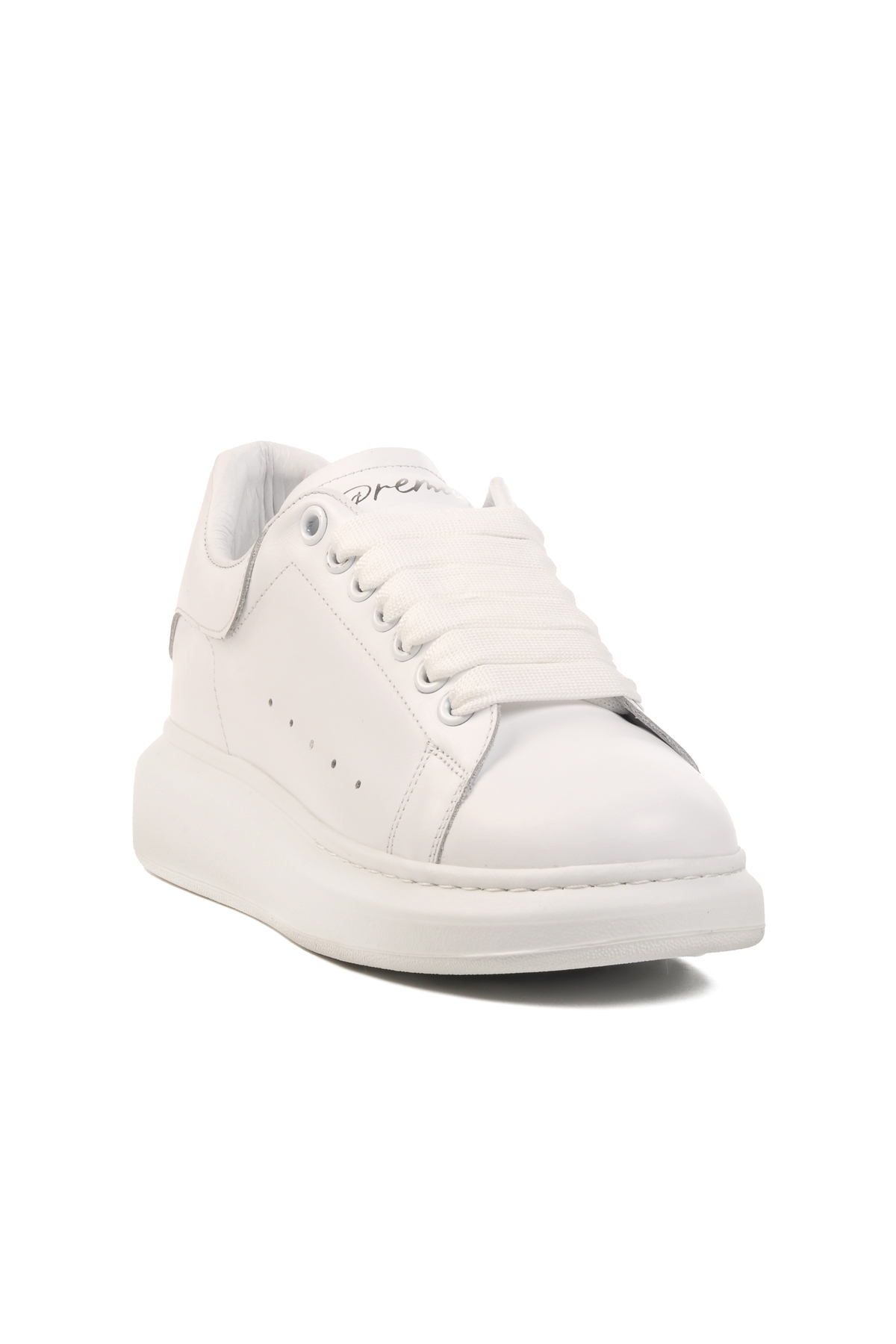 Beyaz Hakiki Deri Erkek Sneaker Premium 02028 M - Görsel 4