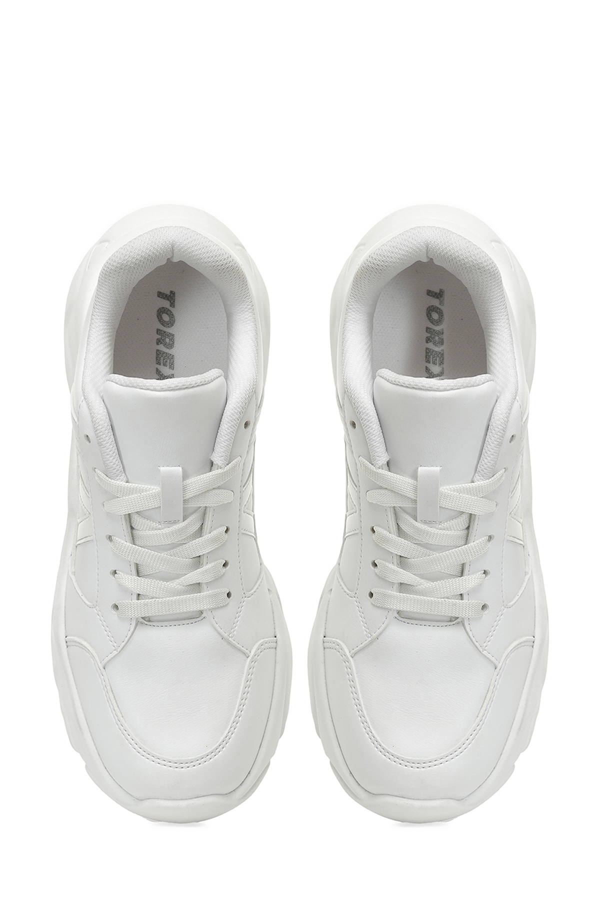 TRX24K-512 W 5PR Beyaz Kadın Sneaker - Görsel 5