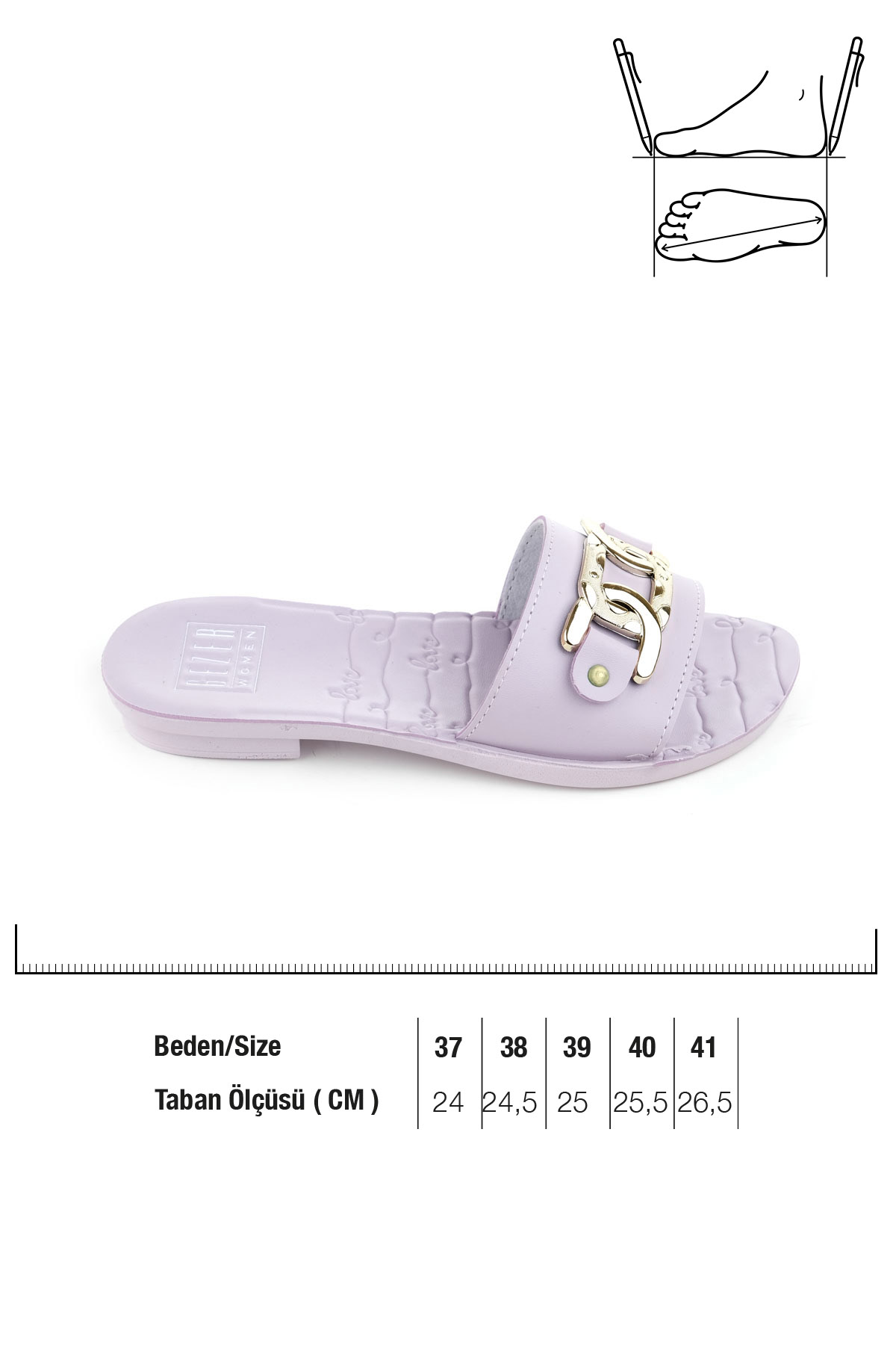 Yazlık Kadın Terlik - Görsel 3