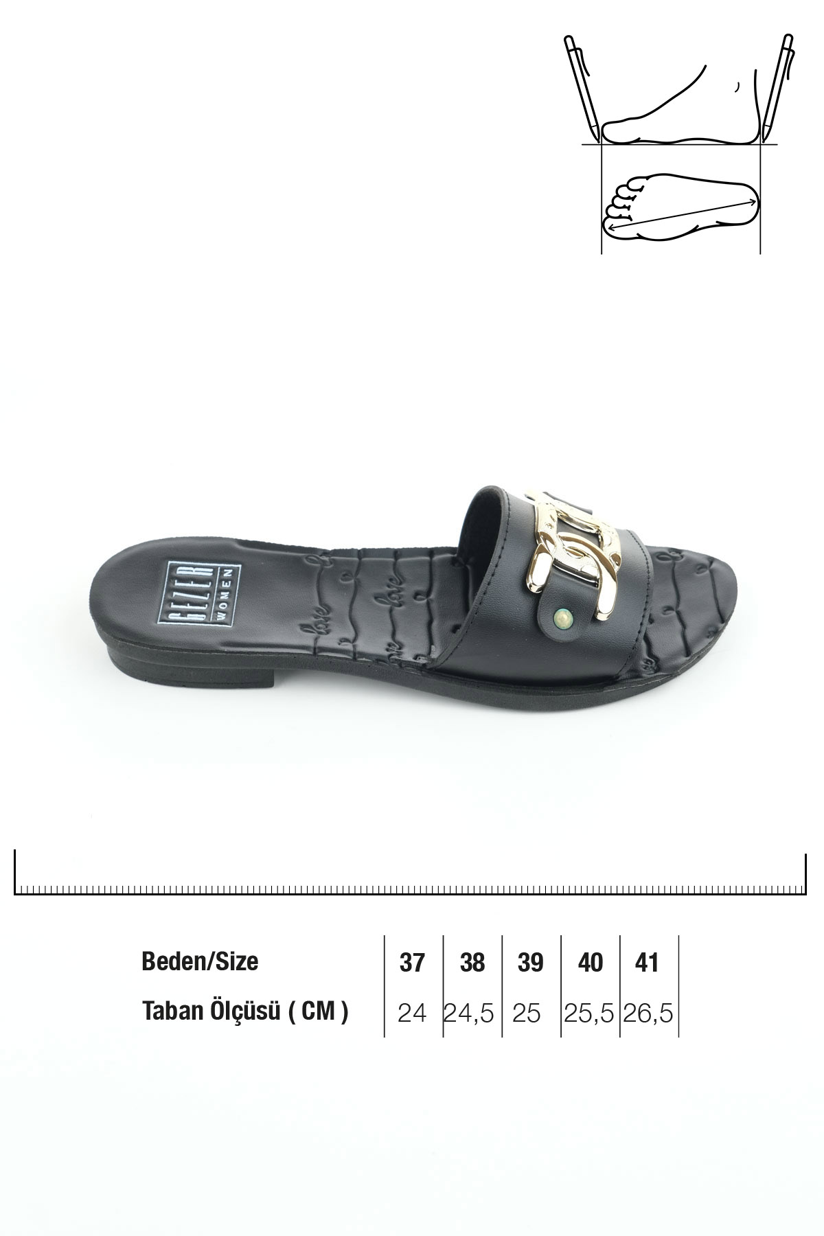 Yazlık Kadın Terlik - Görsel 3