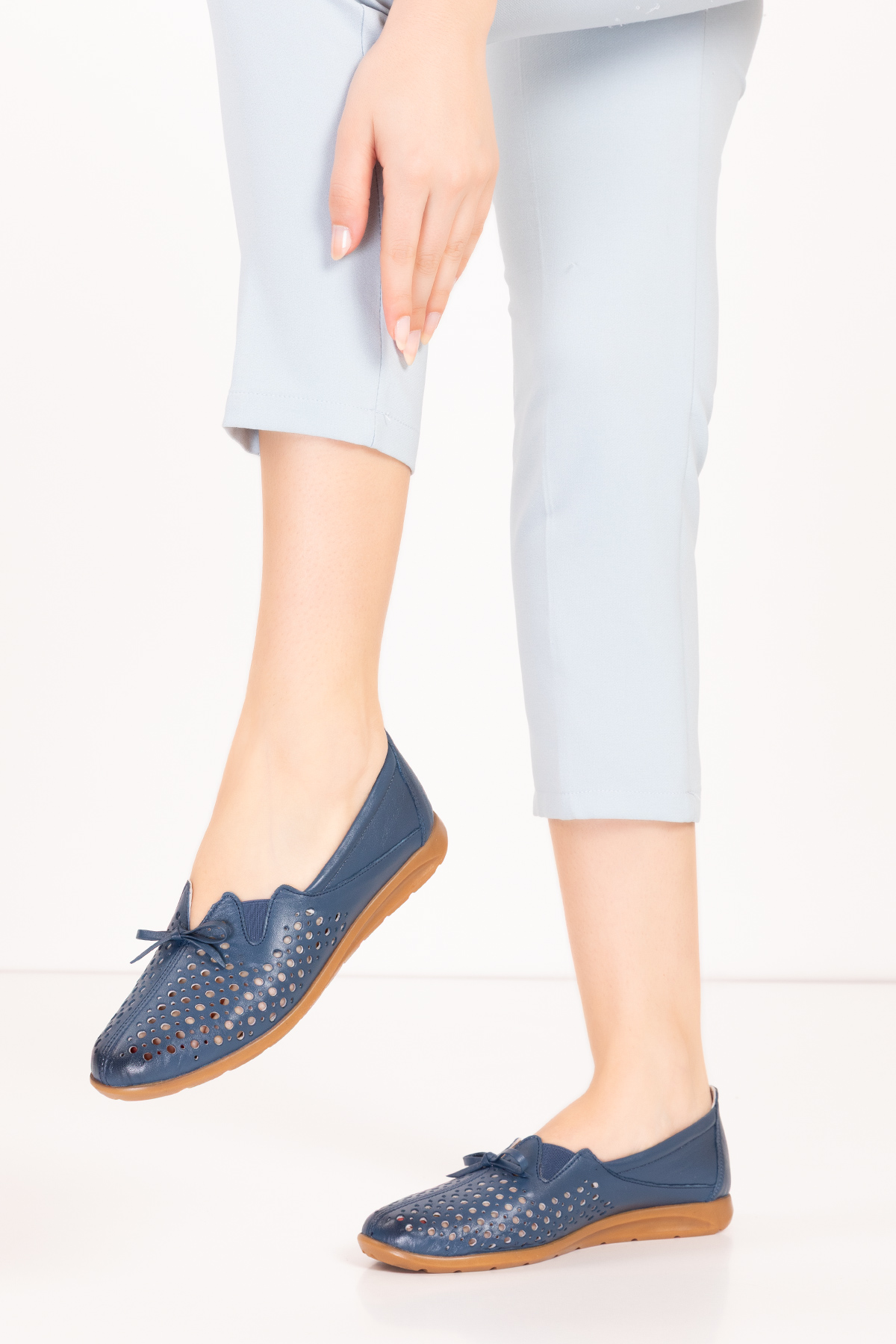 Gondol Hakiki Deri Ortopedik Taban Günlük Ayakkabı esfa.2605 - Görsel 9