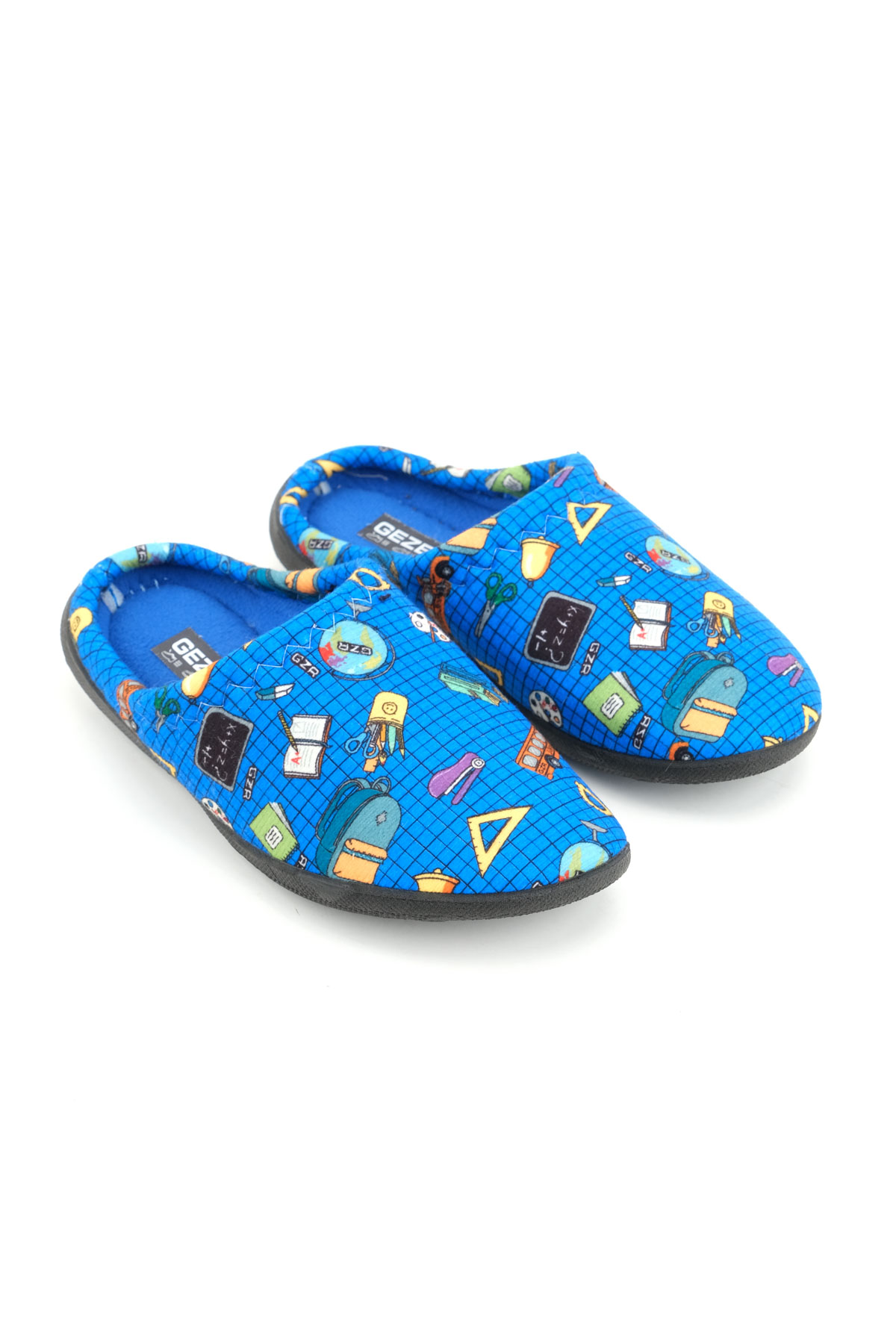 Erkek Çocuk Kışlık Rahat Taban Ev Bahçe Gondol Terlik - Görsel 4