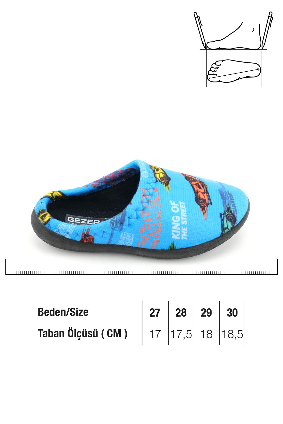 Erkek Çocuk Kışlık Legend Rahat Taban Ev Bahçe Gondol Terlik - Görsel 3