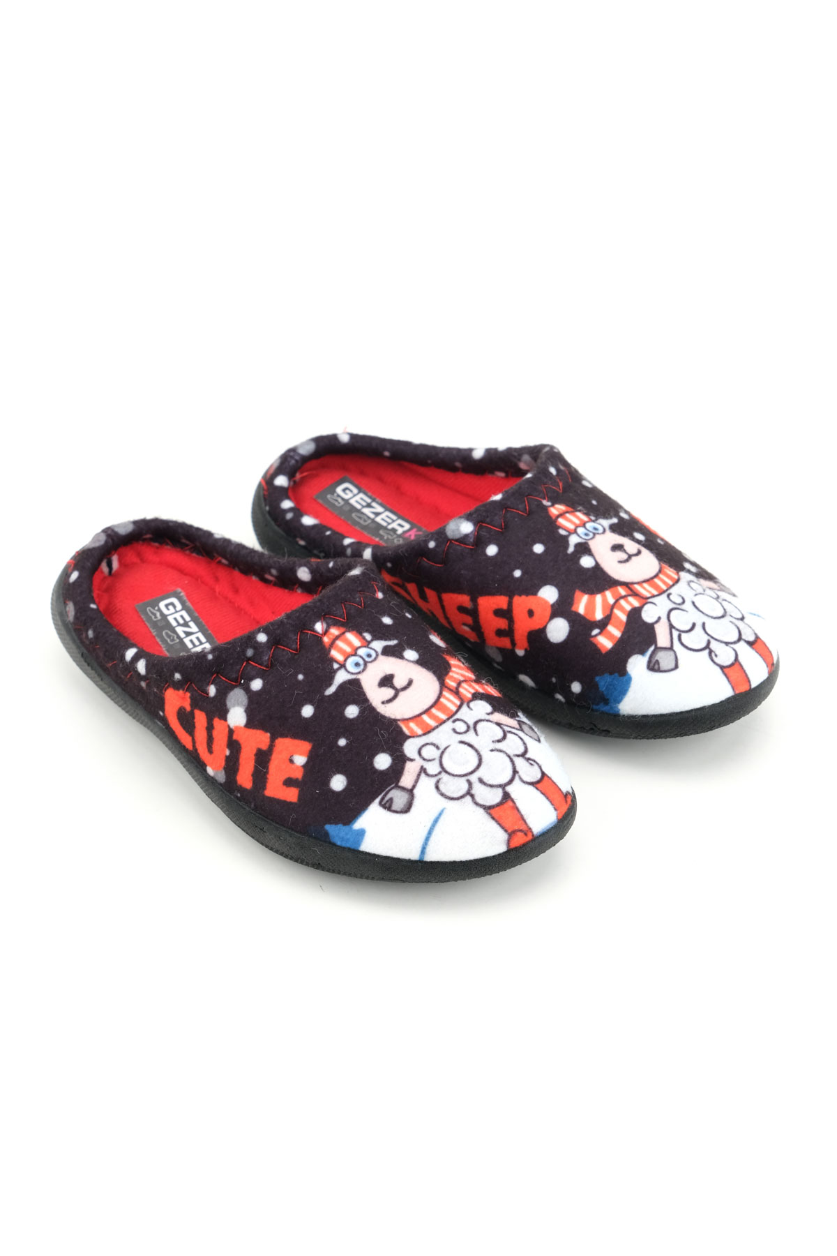 Erkek Çocuk Kışlık Rahat Taban Ev Bahçe Gondol Terlik - Görsel 4