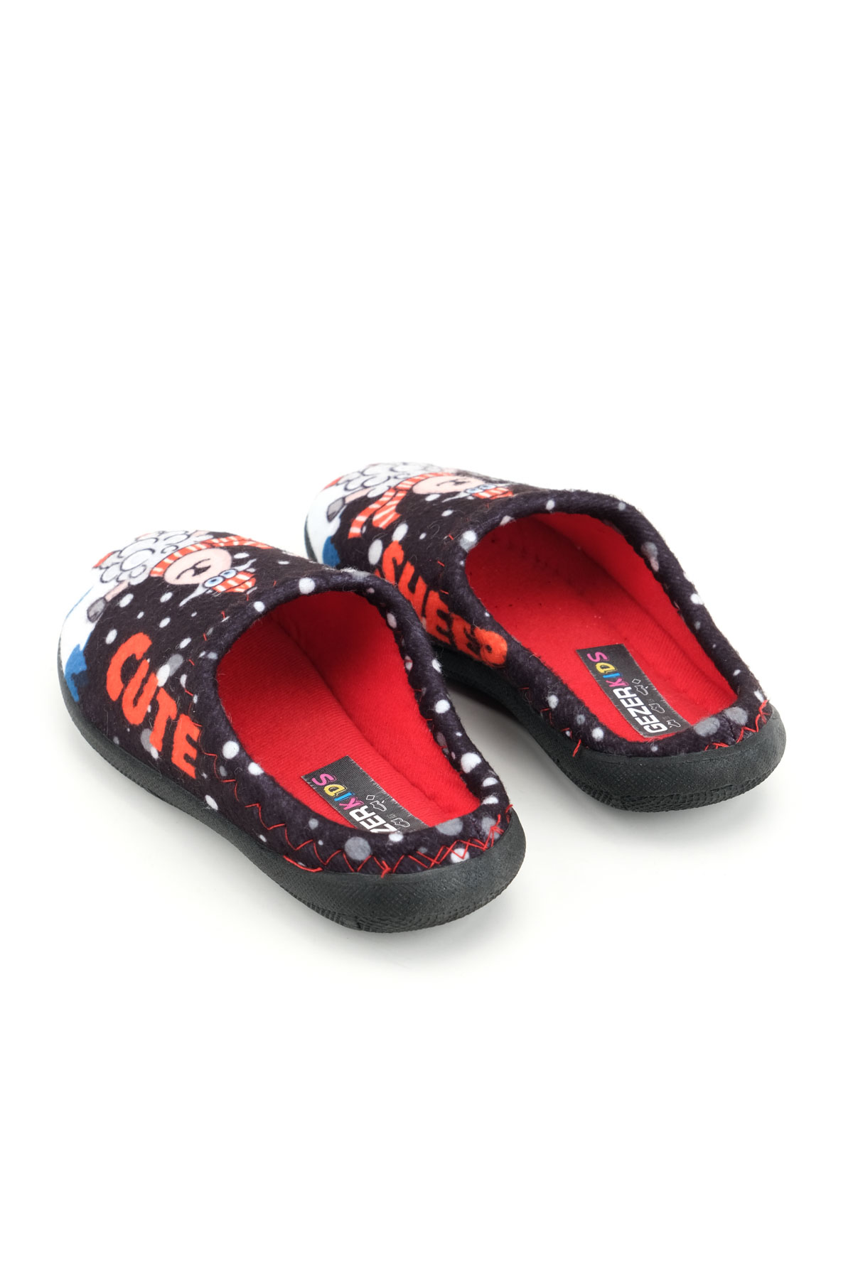 Erkek Çocuk Kışlık Rahat Taban Ev Bahçe Gondol Terlik - Görsel 5