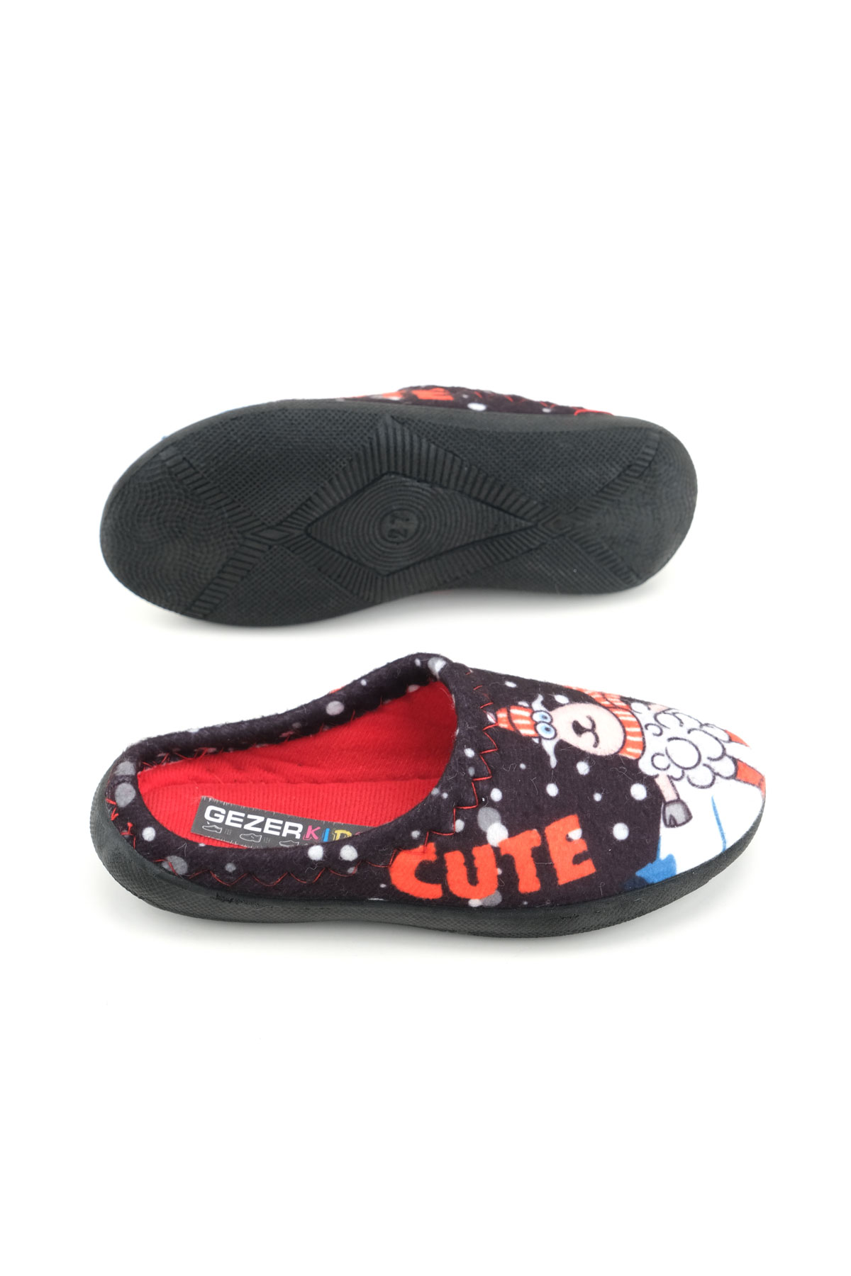 Erkek Çocuk Kışlık Rahat Taban Ev Bahçe Gondol Terlik - Görsel 6